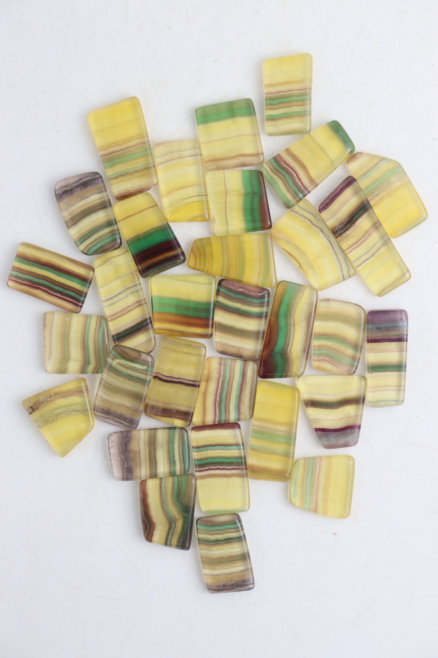 1 lb Yellow Fluorite Cabs - Expert Supplier of Wholesale Crystals & Bulk Gemstones