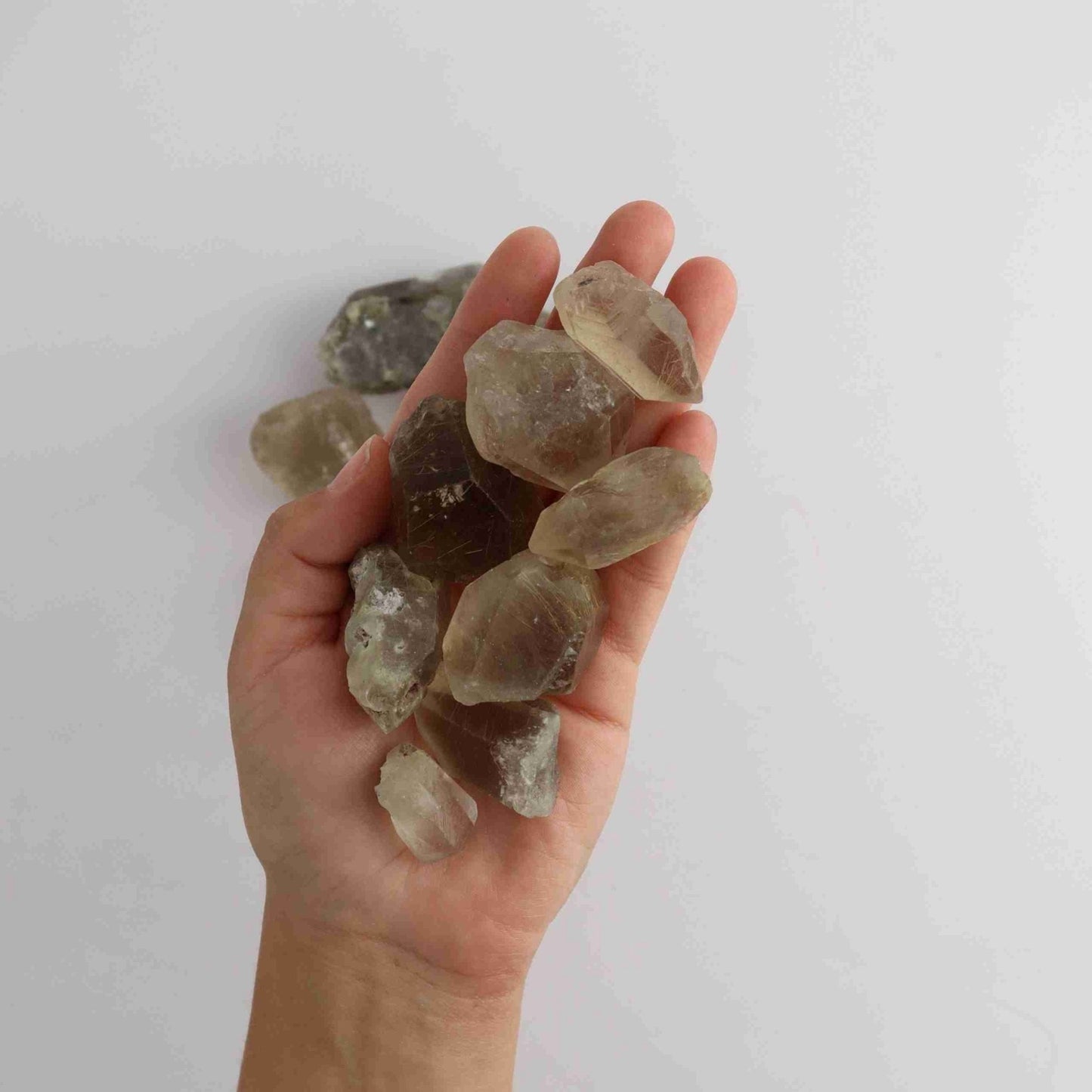 500g quartz with rutile chunks | Mi Esperanza Minerals | Supplier of Crystals and Onyx