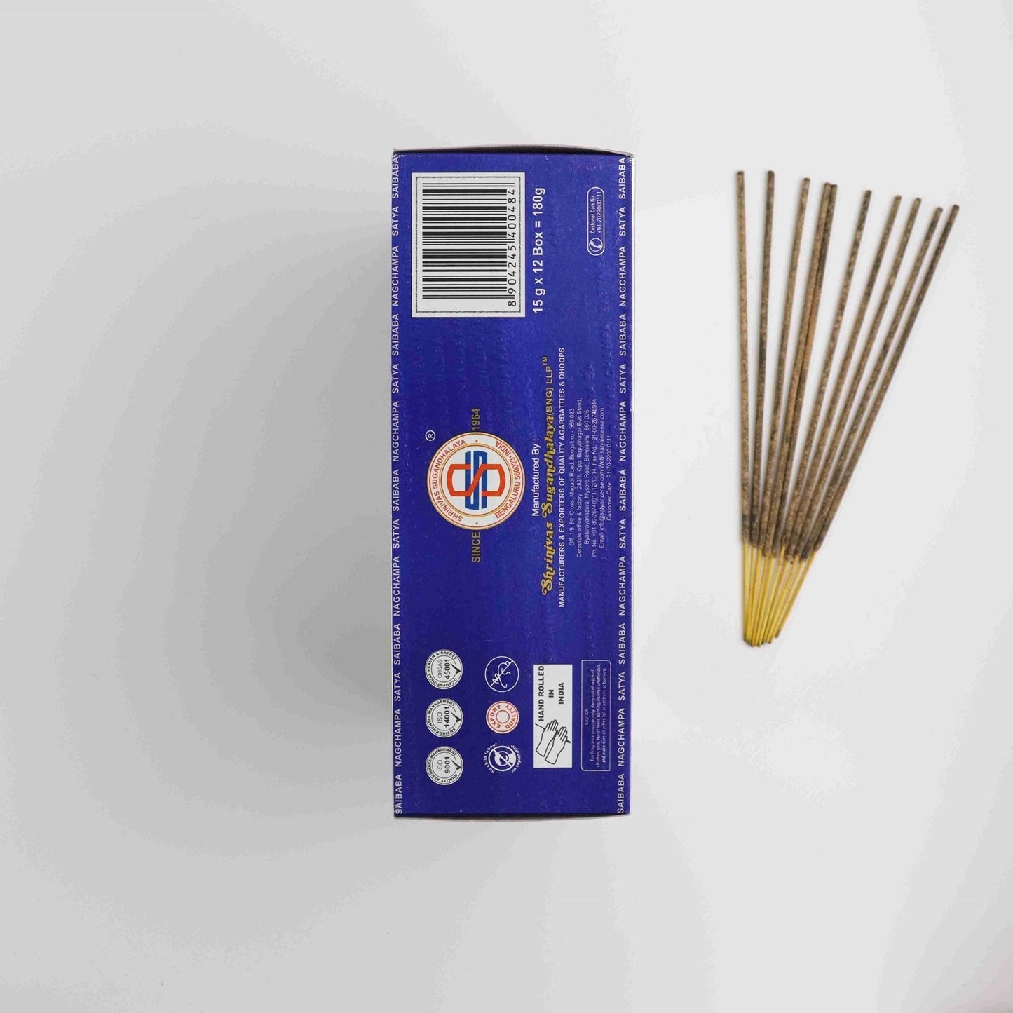 Agarbatti Incense - 12 boxes with 15g each | Mi Esperanza Minerals | Supplier of Crystals and Onyx