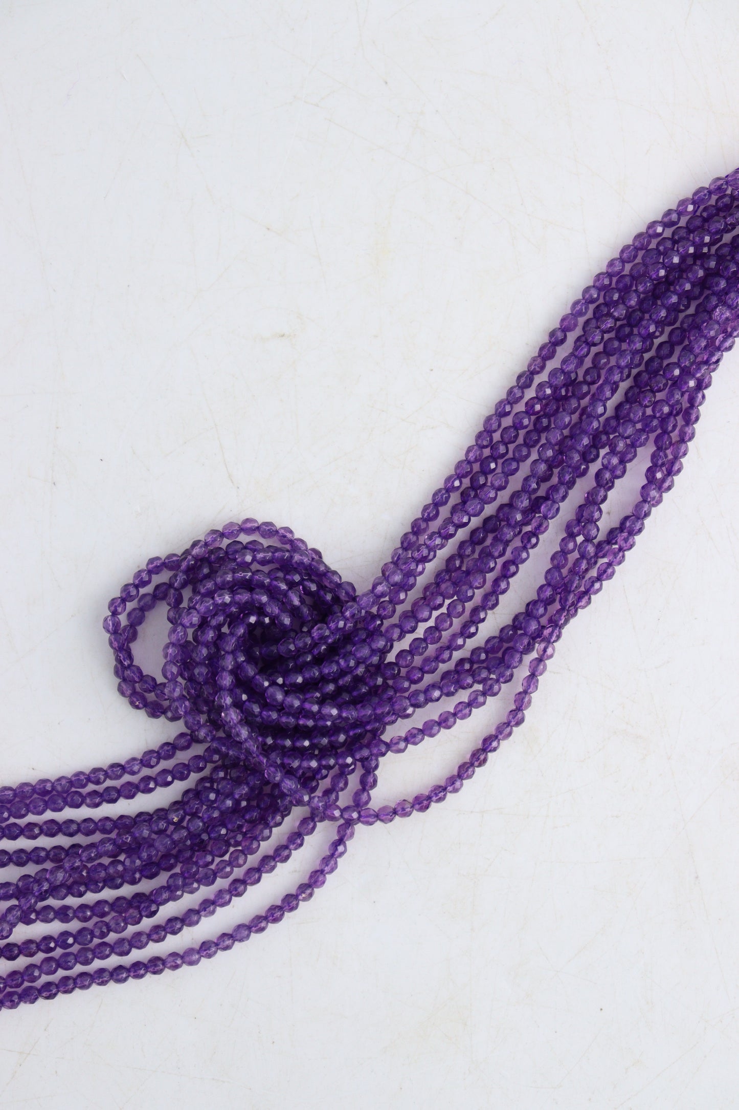 Amethyst 4mm Faceted Beads | Mi Esperanza Minerals | Supplier of Crystals and Onyx