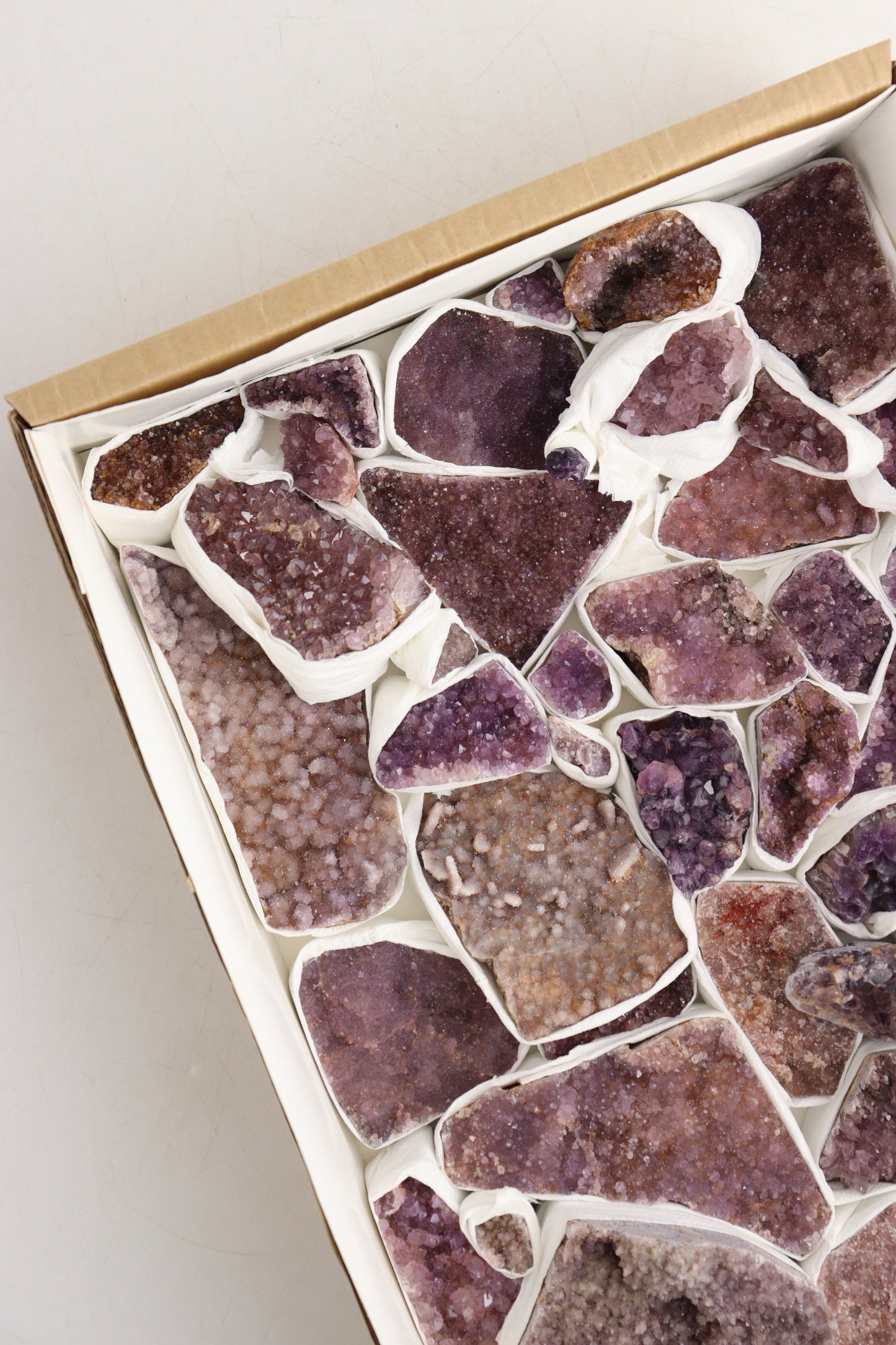 Amethyst Cluster Flat - Expert Supplier of Wholesale Crystals & Bulk Gemstones