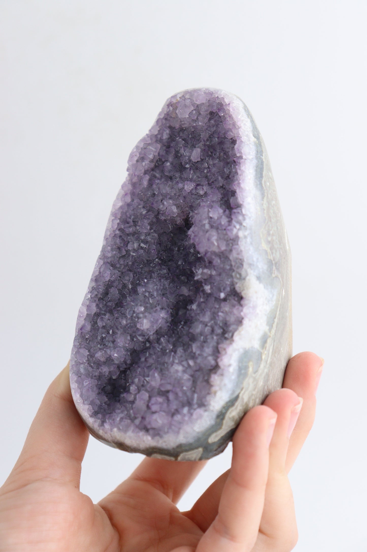Amethyst Cut Base Set of 4 - Expert Supplier of Wholesale Crystals & Bulk Gemstones