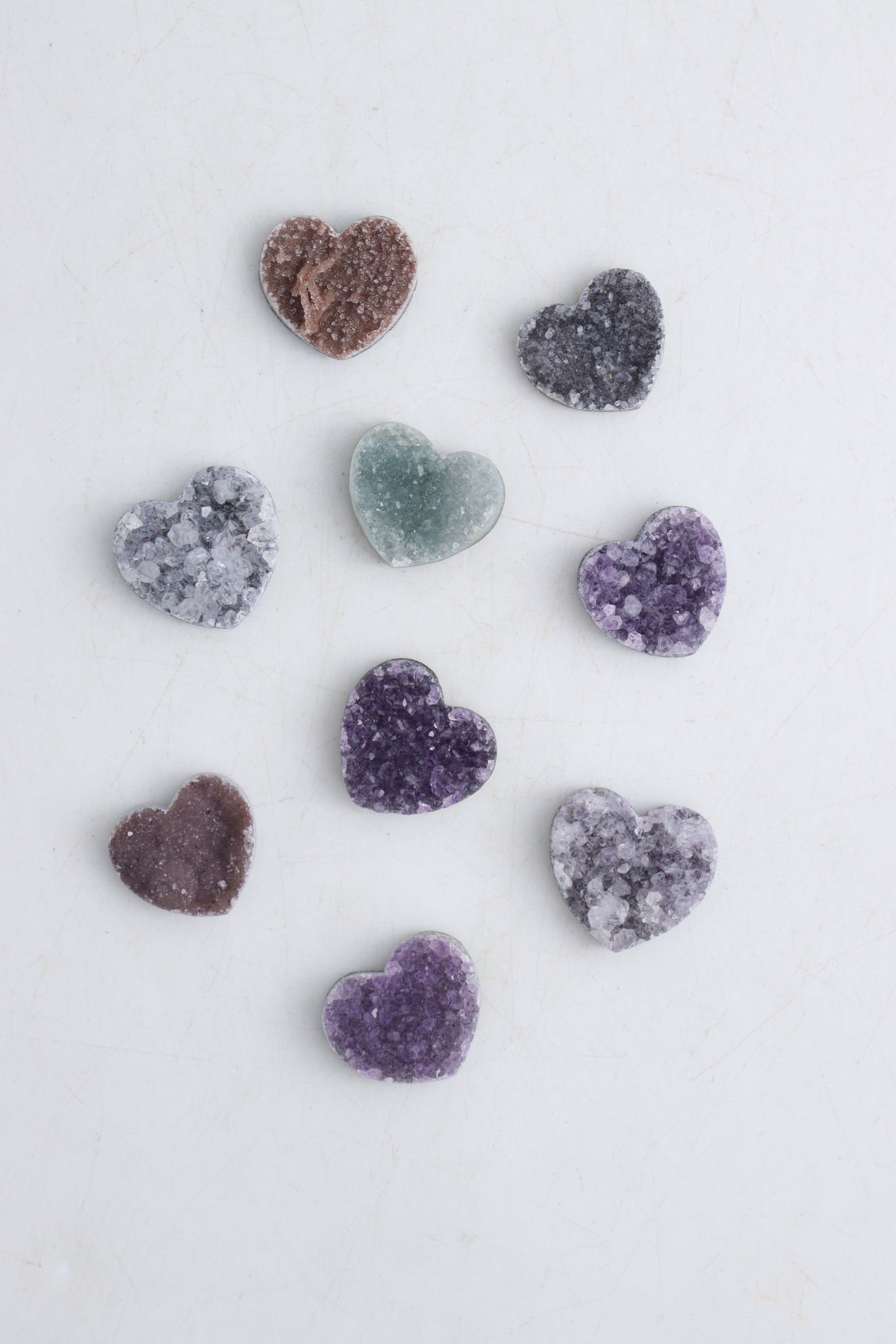 Amethyst Heart Cabs - Expert Supplier of Wholesale Crystals & Bulk Gemstones
