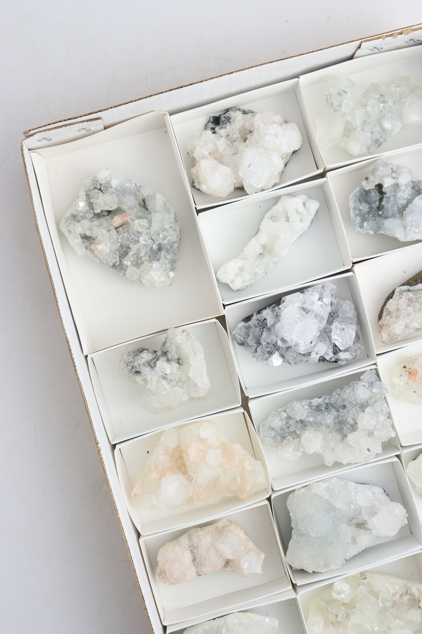 Apophyllite Cluster Flat - Expert Supplier of Wholesale Crystals & Bulk Gemstones