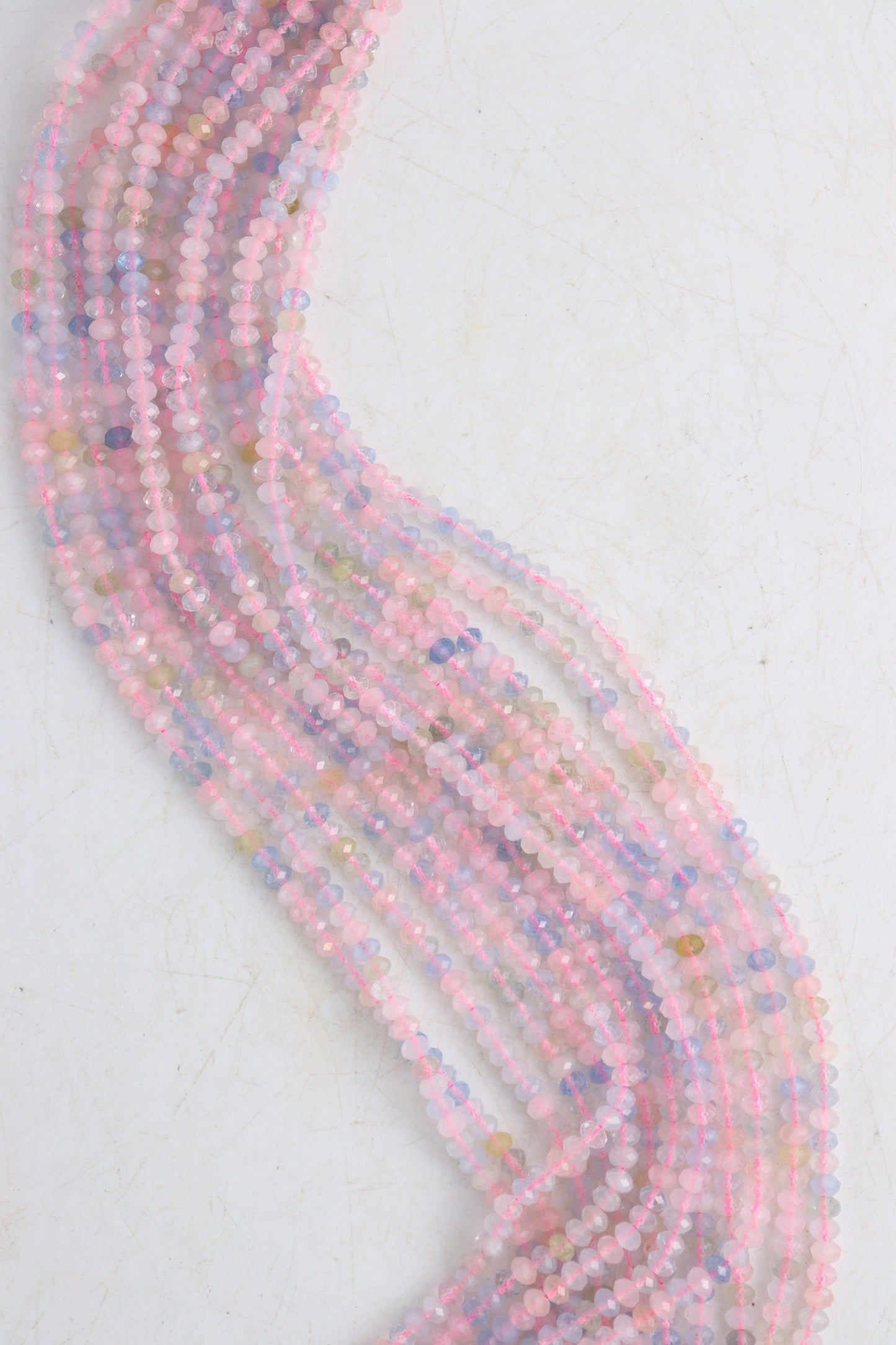 Beryl 4mm Faceted Beads | Mi Esperanza Minerals | Supplier of Crystals and Onyx