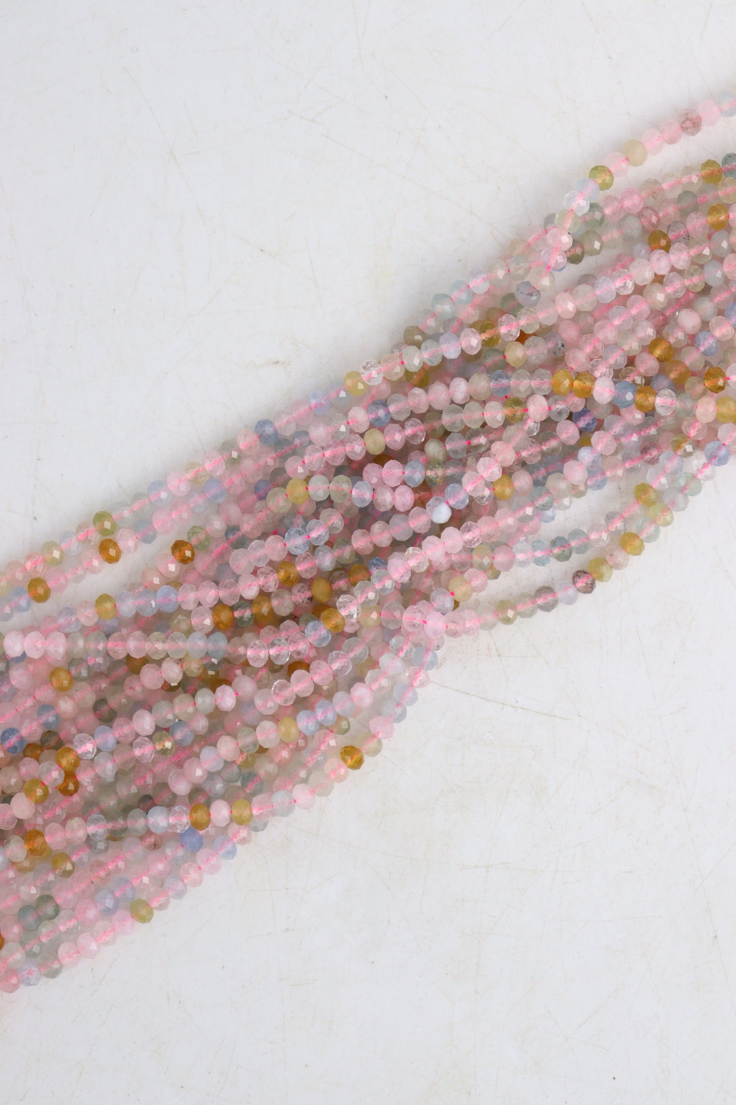 Beryl 4x6 mm Faceted Beads | Mi Esperanza Minerals | Supplier of Crystals and Onyx