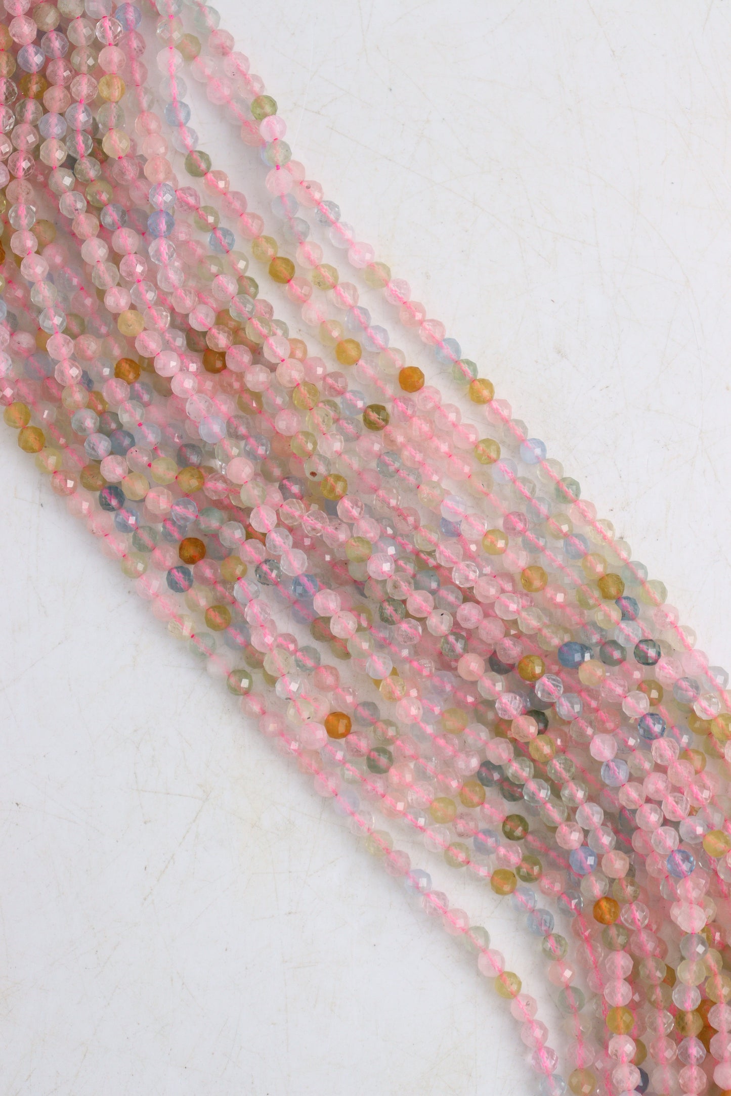 Beryl 6mm Faceted Beads | Mi Esperanza Minerals | Supplier of Crystals and Onyx