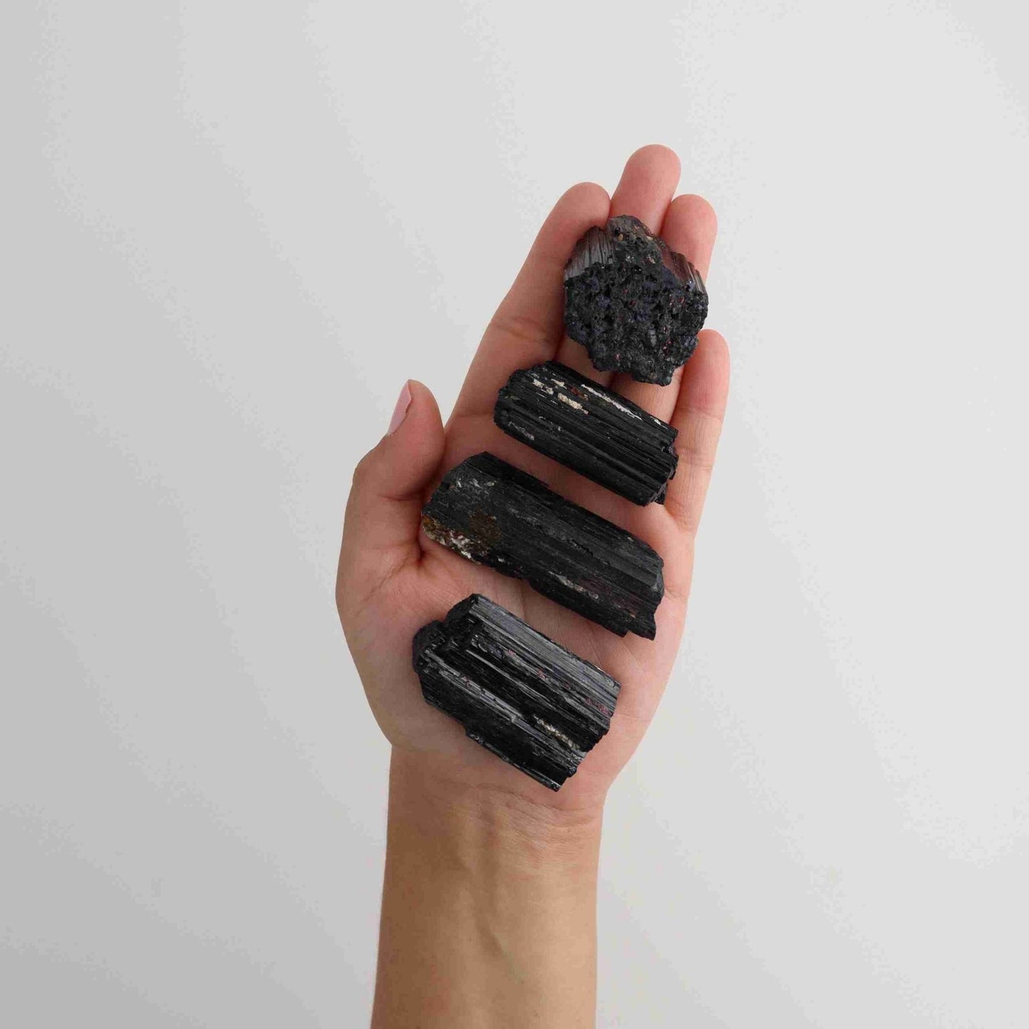 Black Tourmaline Flat | Mi Esperanza Minerals | Supplier of Crystals and Onyx