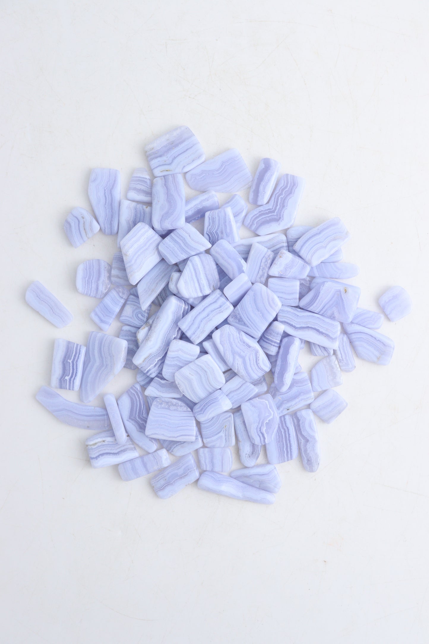 1 lb Blue Lace Agate Cabs - Expert Supplier of Wholesale Crystals & Bulk Gemstones