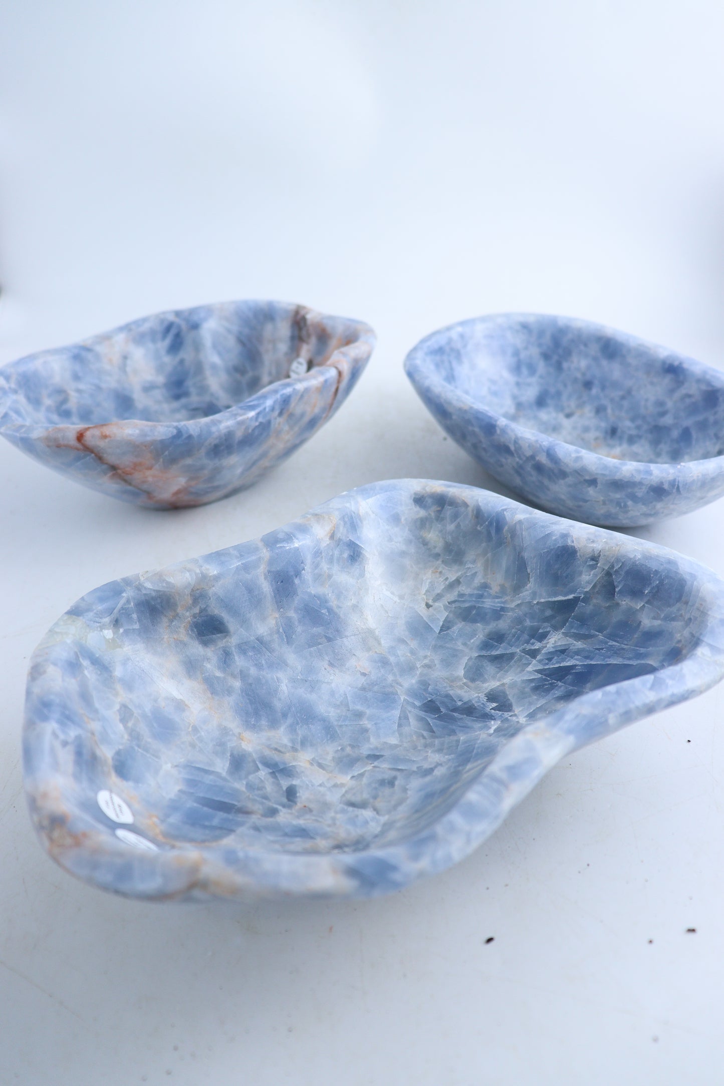 Calcite Bowls Set of 3 - Expert Supplier of Wholesale Crystals & Bulk Gemstones