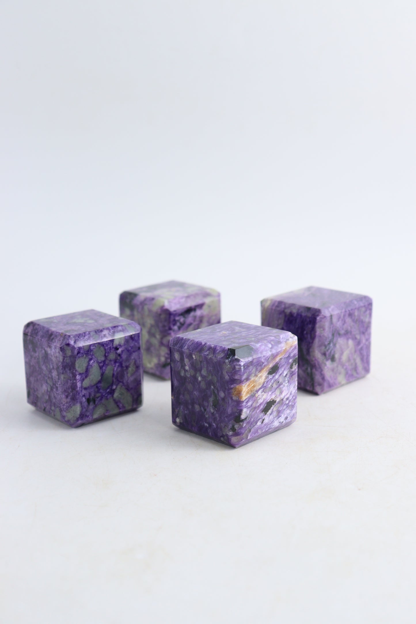 Charoite Cubes - Expert Supplier of Wholesale Crystals & Bulk Gemstones