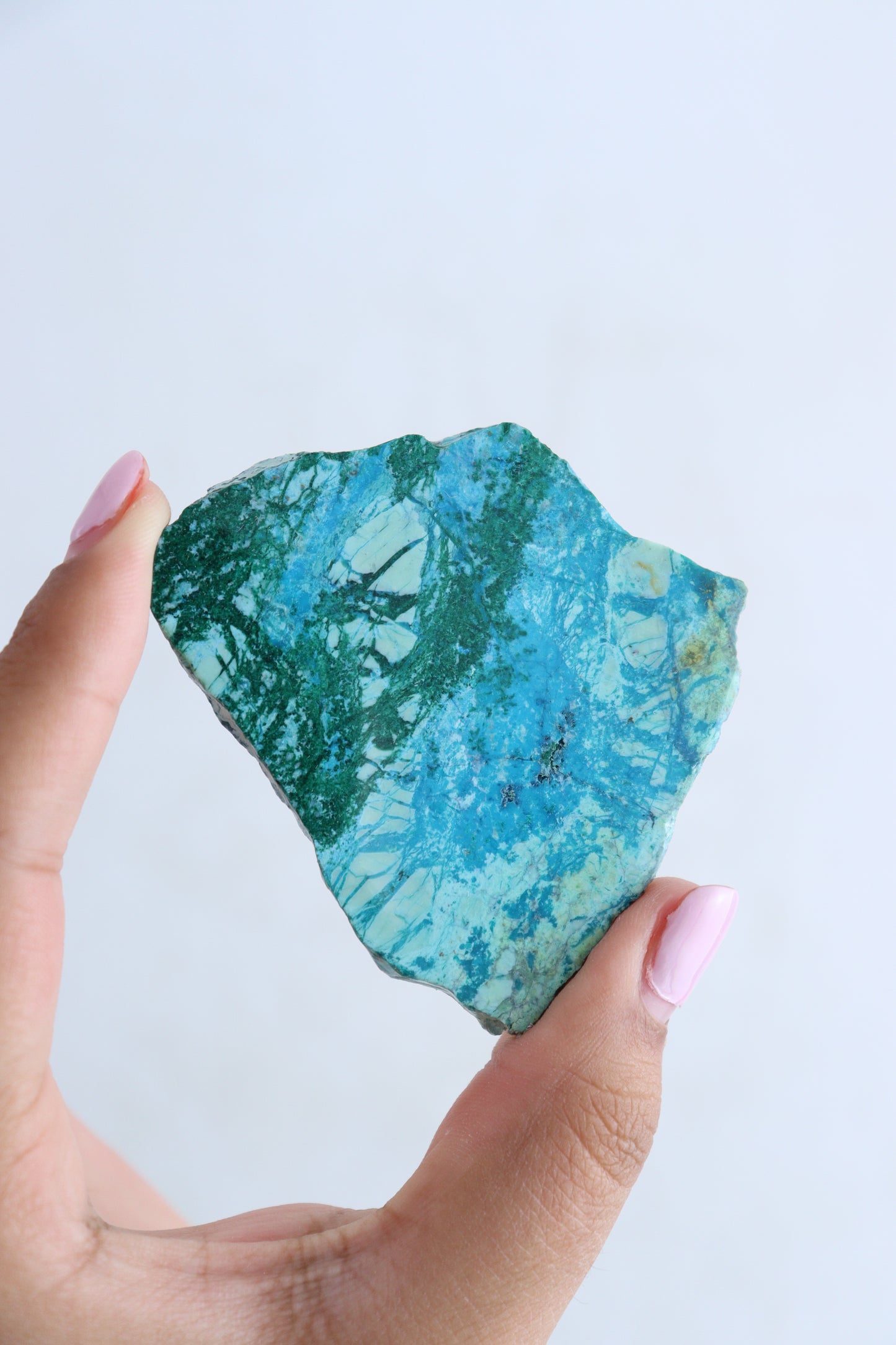 Chrysocolla Flat - Expert Supplier of Wholesale Crystals & Bulk Gemstones