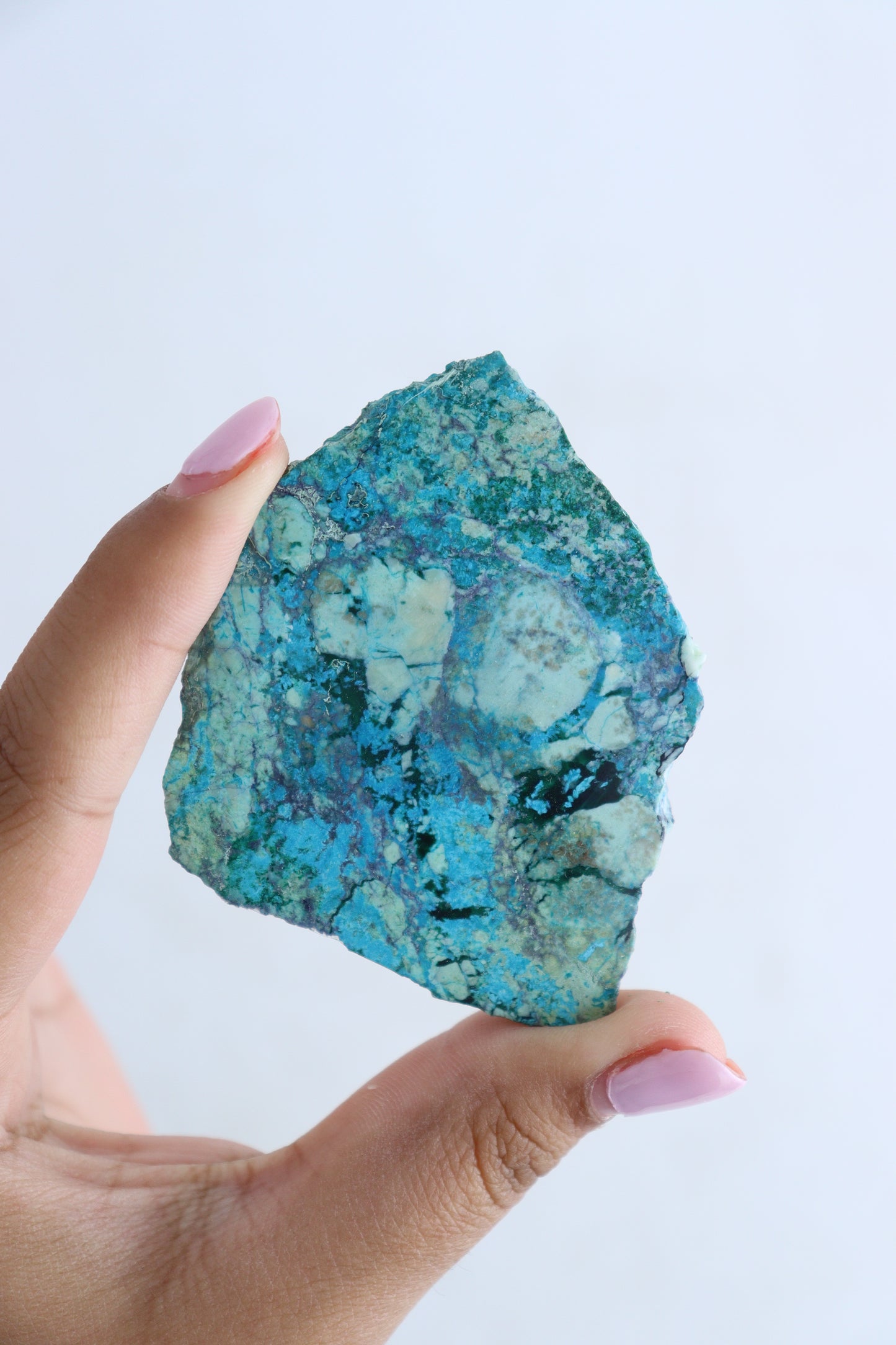 Chrysocolla Flat - Expert Supplier of Wholesale Crystals & Bulk Gemstones