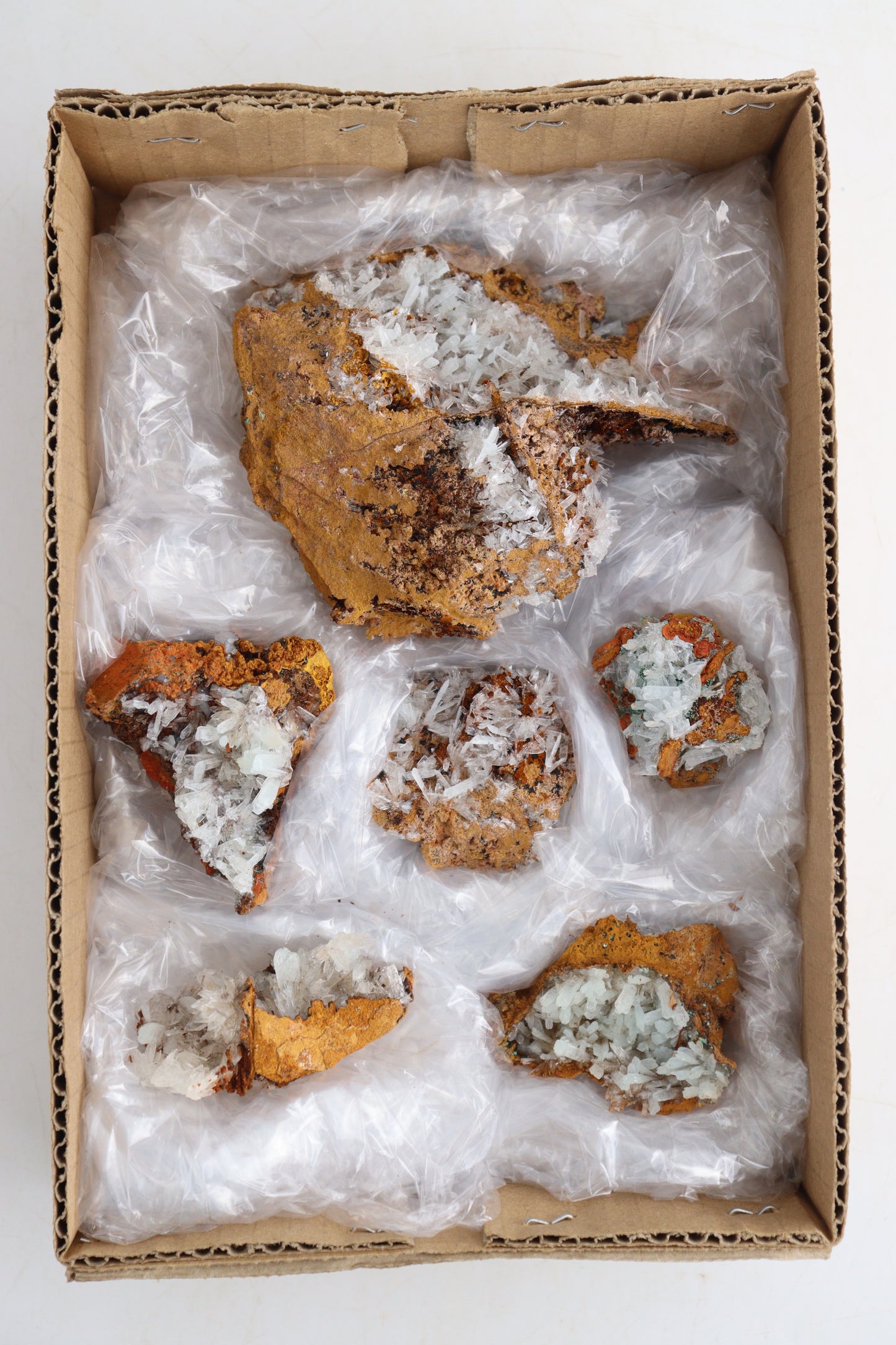 Hemimorphite Cluster Flat - Expert Supplier of Wholesale Crystals & Bulk Gemstones