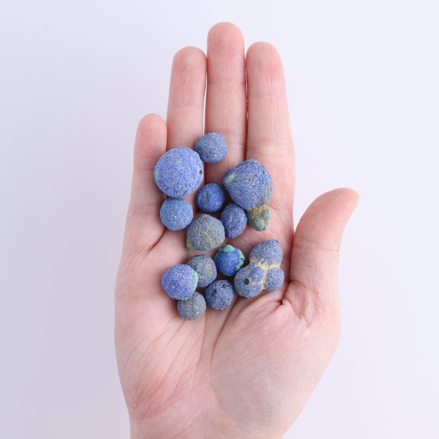 Azurite Blueberry Roughs 100 g Set | Mi Esperanza Minerals | Supplier of Crystals and Onyx