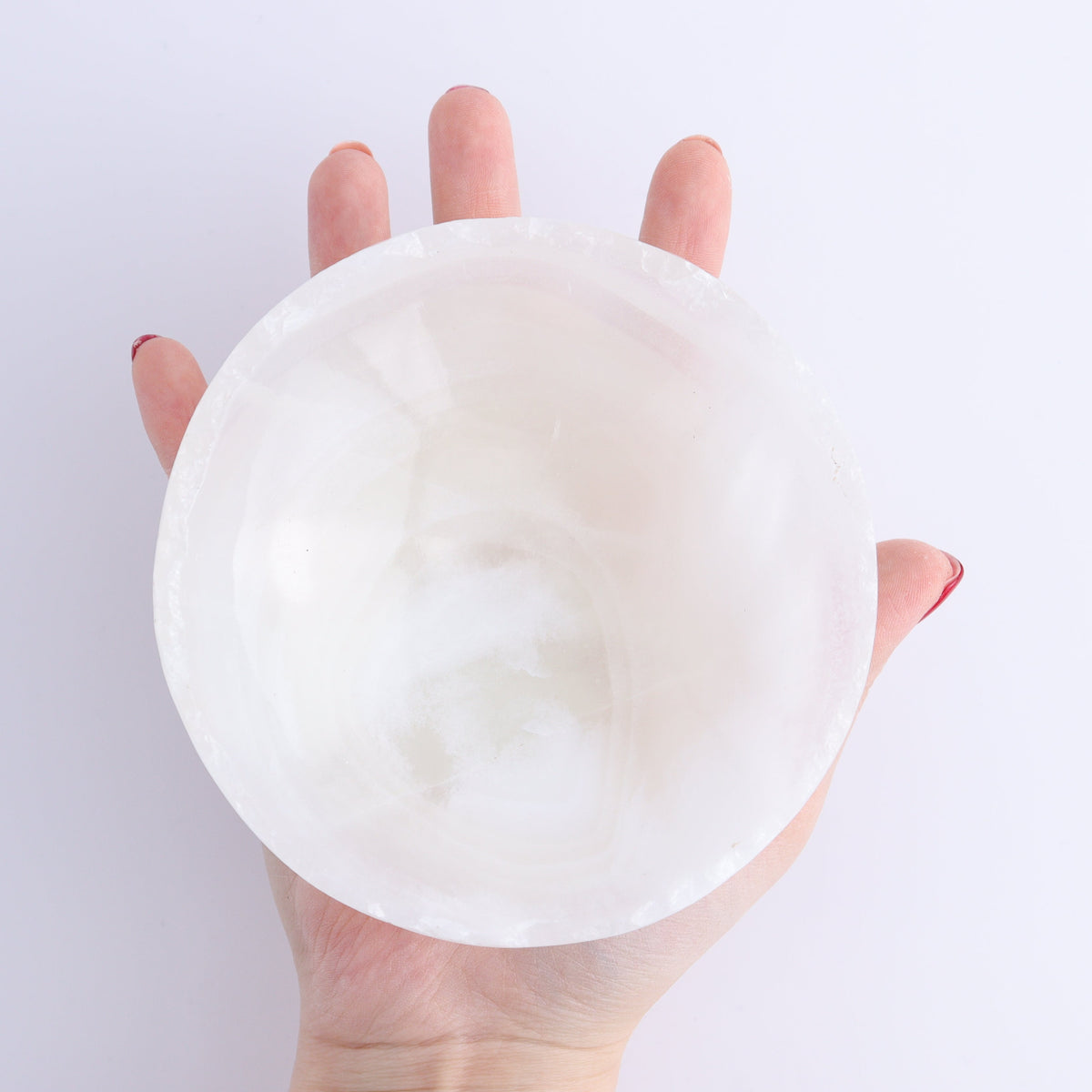 One Bowl (12 cm) Mexican Onyx/Calcite White Rough | Mi Esperanza Minerals | Supplier of Crystals and Onyx