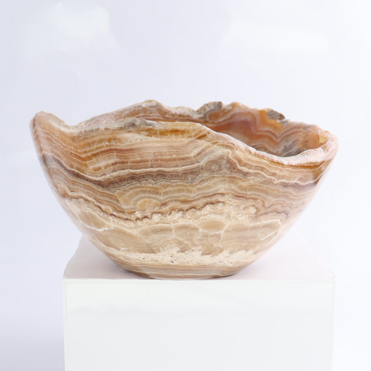 Mexican Onyx/Calcite Bowl | Mi Esperanza Minerals | Supplier of Crystals and Onyx