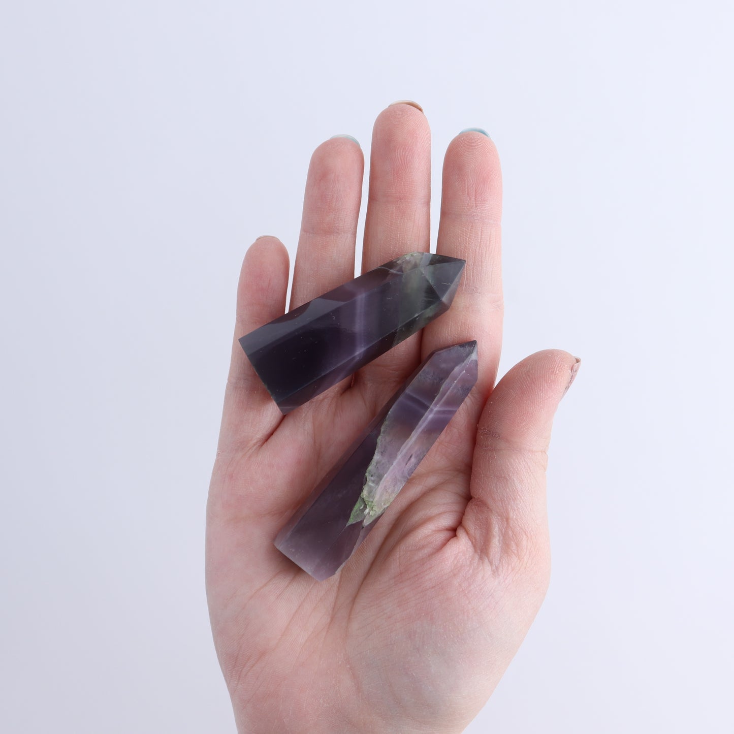 Lavender Fluorite Towers Set of 10