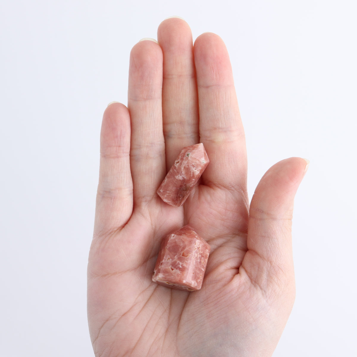 Rhodochrosite Towers Set of 9