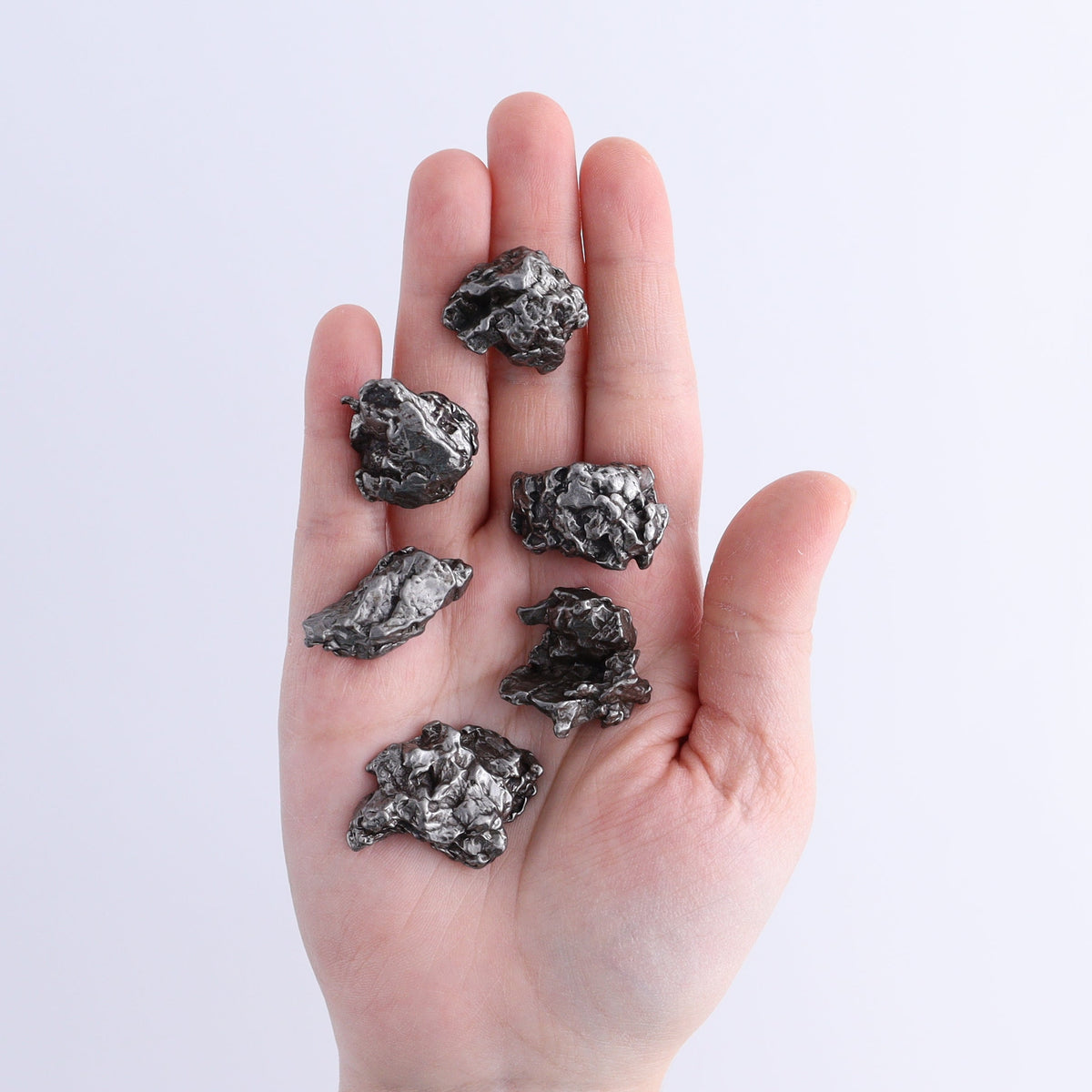 Campos del Cielo Meteorites Set of 6 | Mi Esperanza Minerals | Supplier of Crystals and Onyx