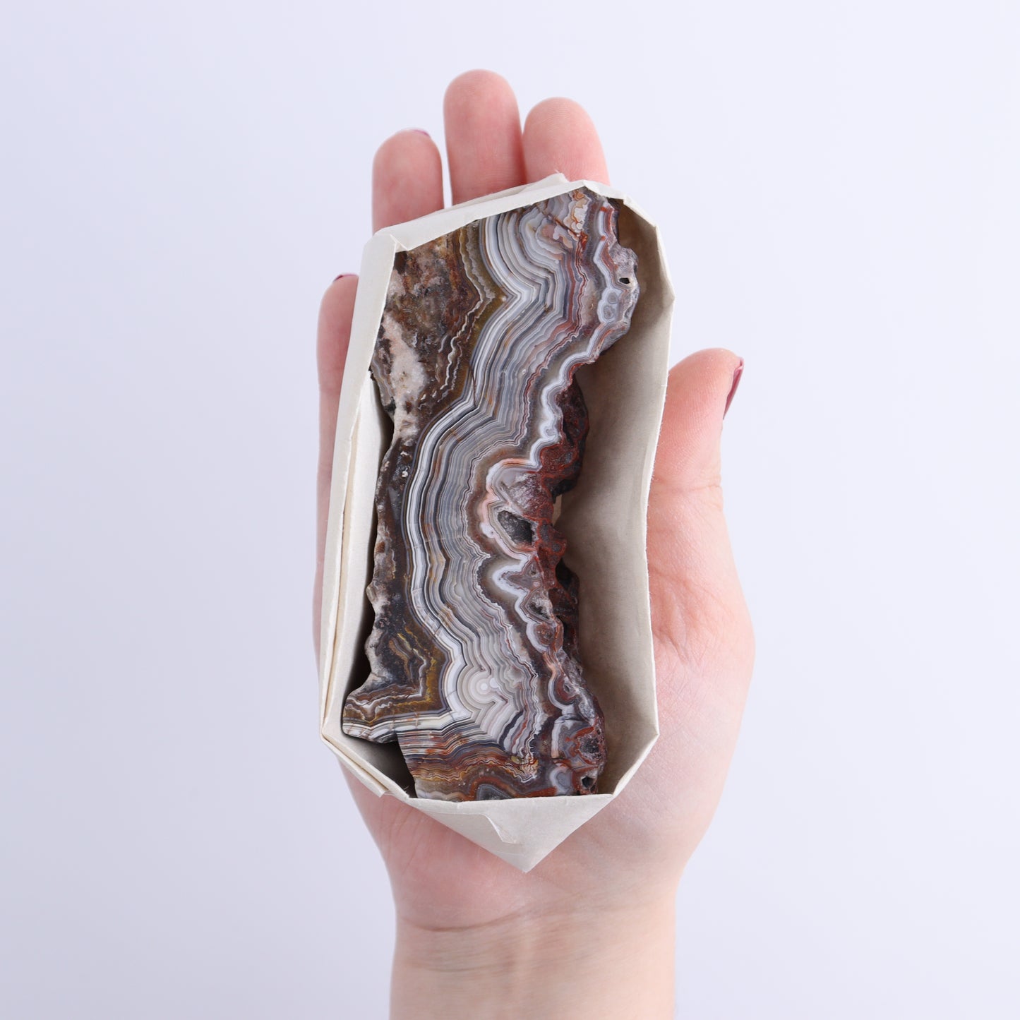 Crazy Lace Agate Flat of 14 | Mi Esperanza Minerals | Supplier of Crystals and Onyx