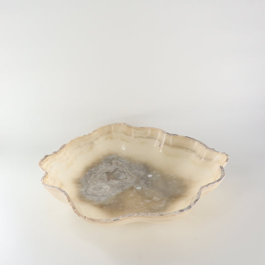 Mexican Onyx/Calcite Bowl 19’’ - wholesale crystals