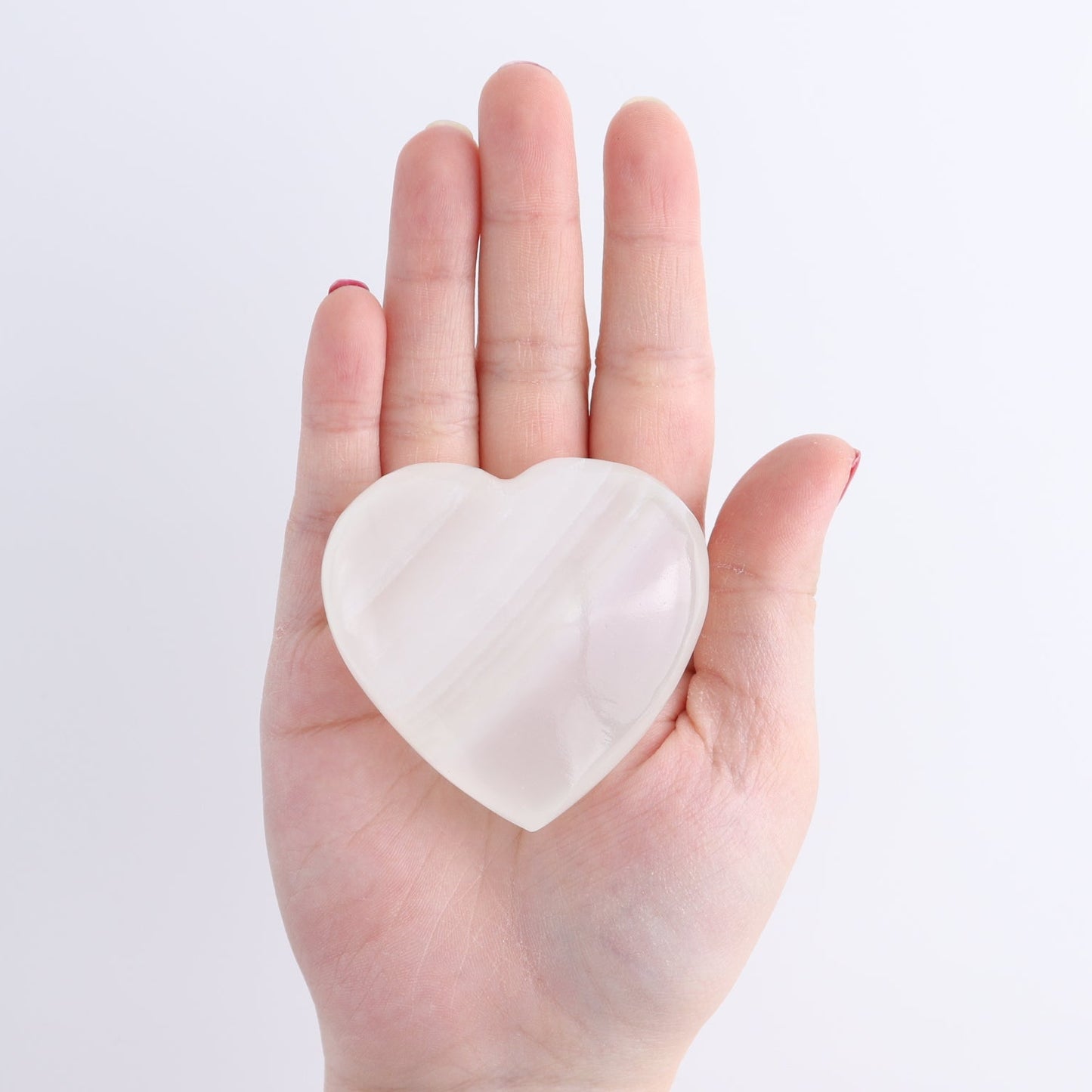 One Heart Mexican Onyx/Calcite White