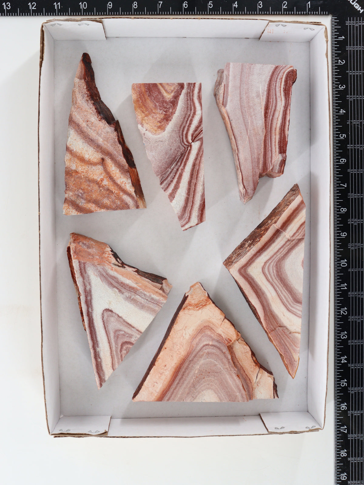Rhyolite Slices and Slabs Set of 6 - wholesale crystals