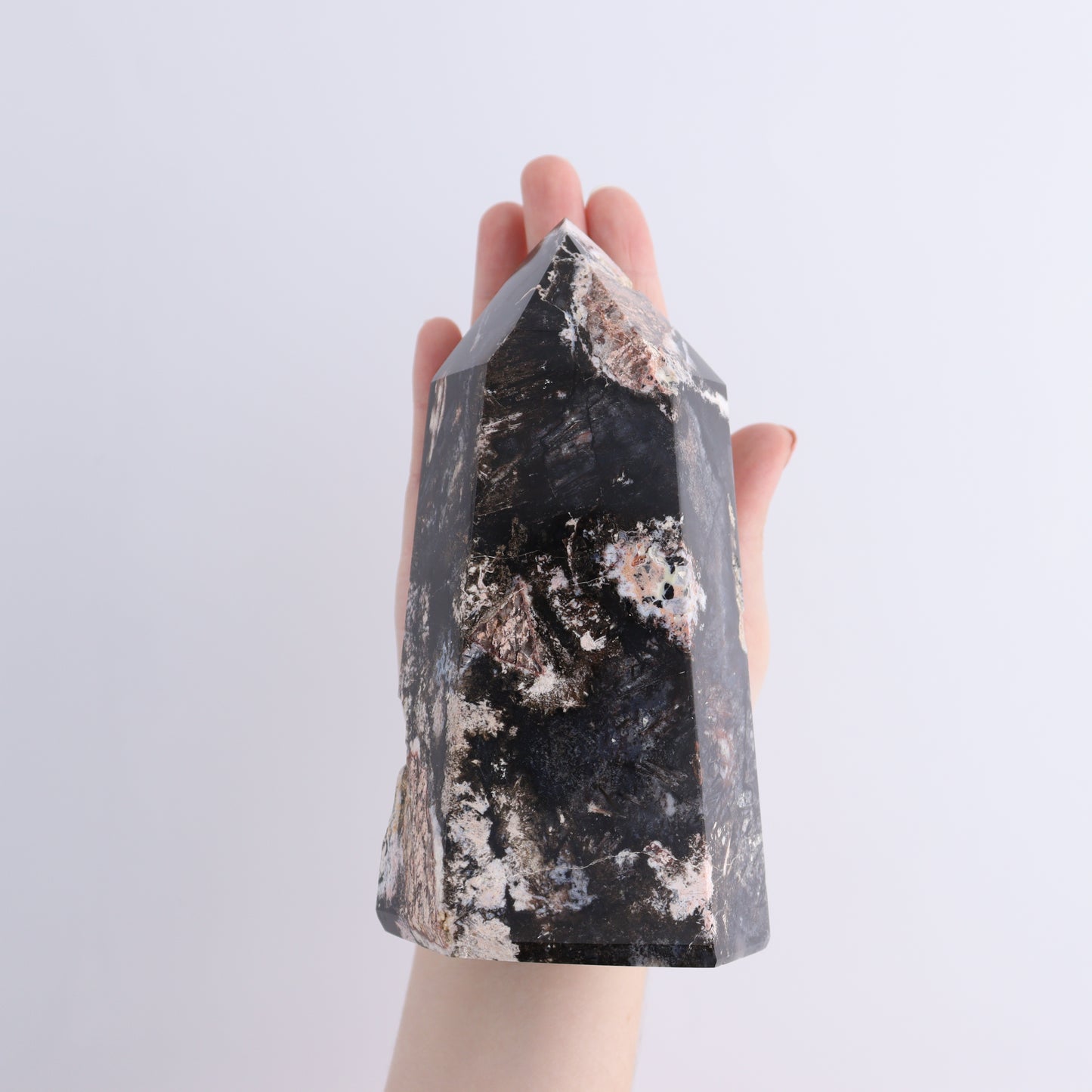 Mosaic Quartz Tower | Mi Esperanza Minerals | Supplier of Crystals and Onyx
