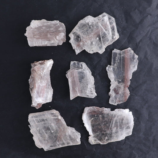 Selenite Slices Set of 7