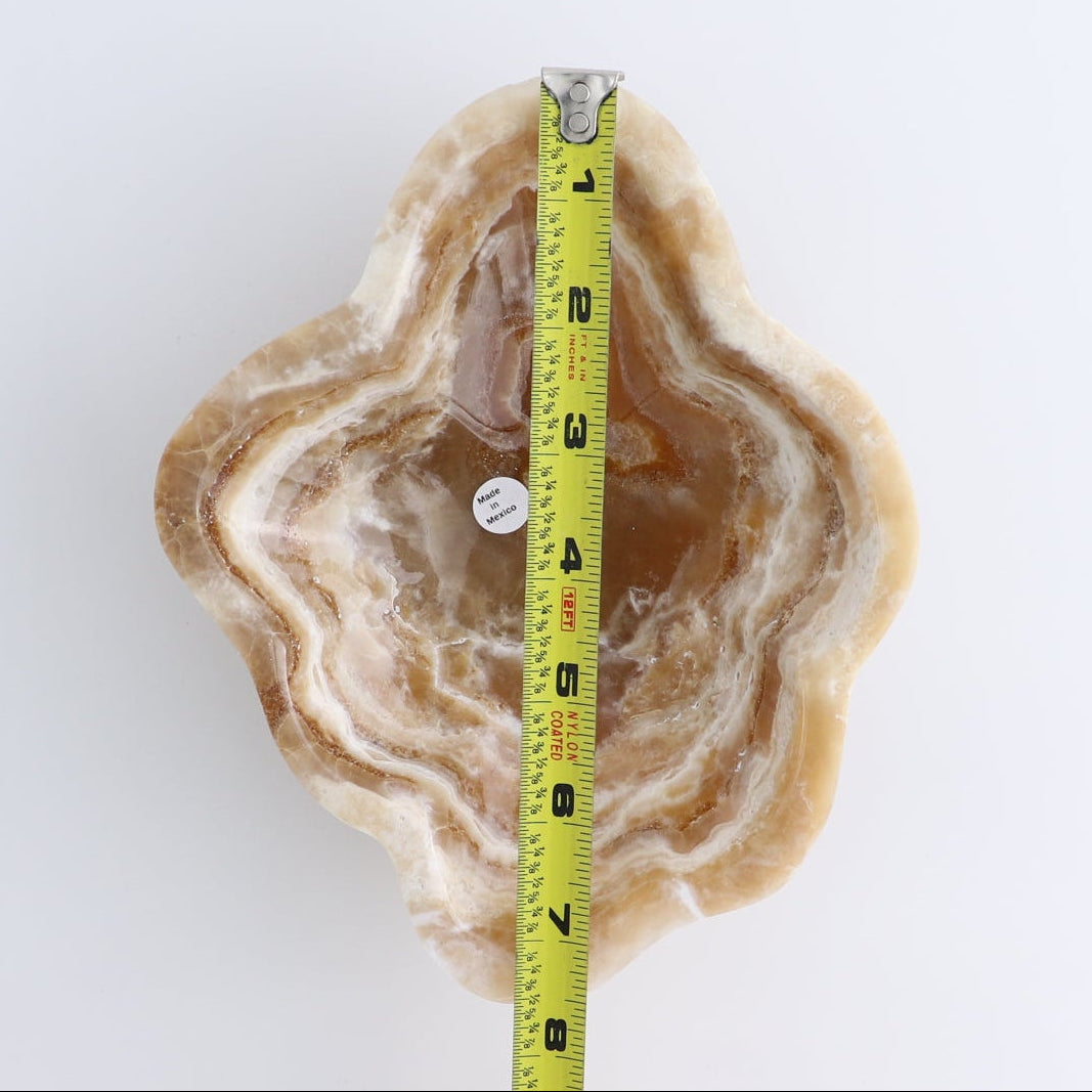 One Small Bowl Mexican Onyx/Calcite Honey