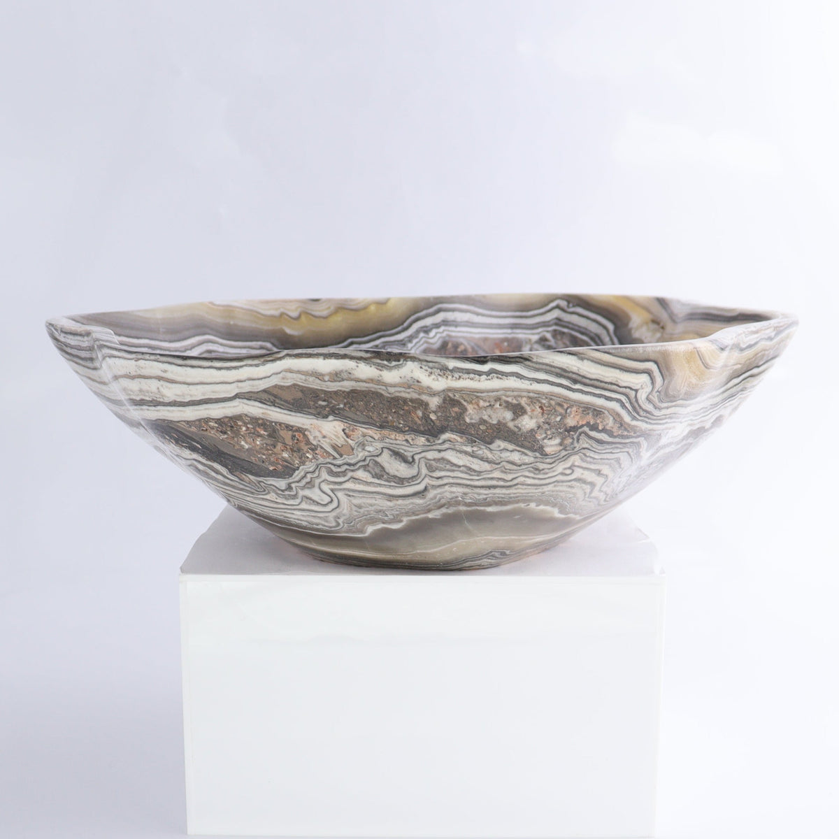 Mexican Onyx/Calcite Bowl | Mi Esperanza Minerals | Supplier of Crystals and Onyx