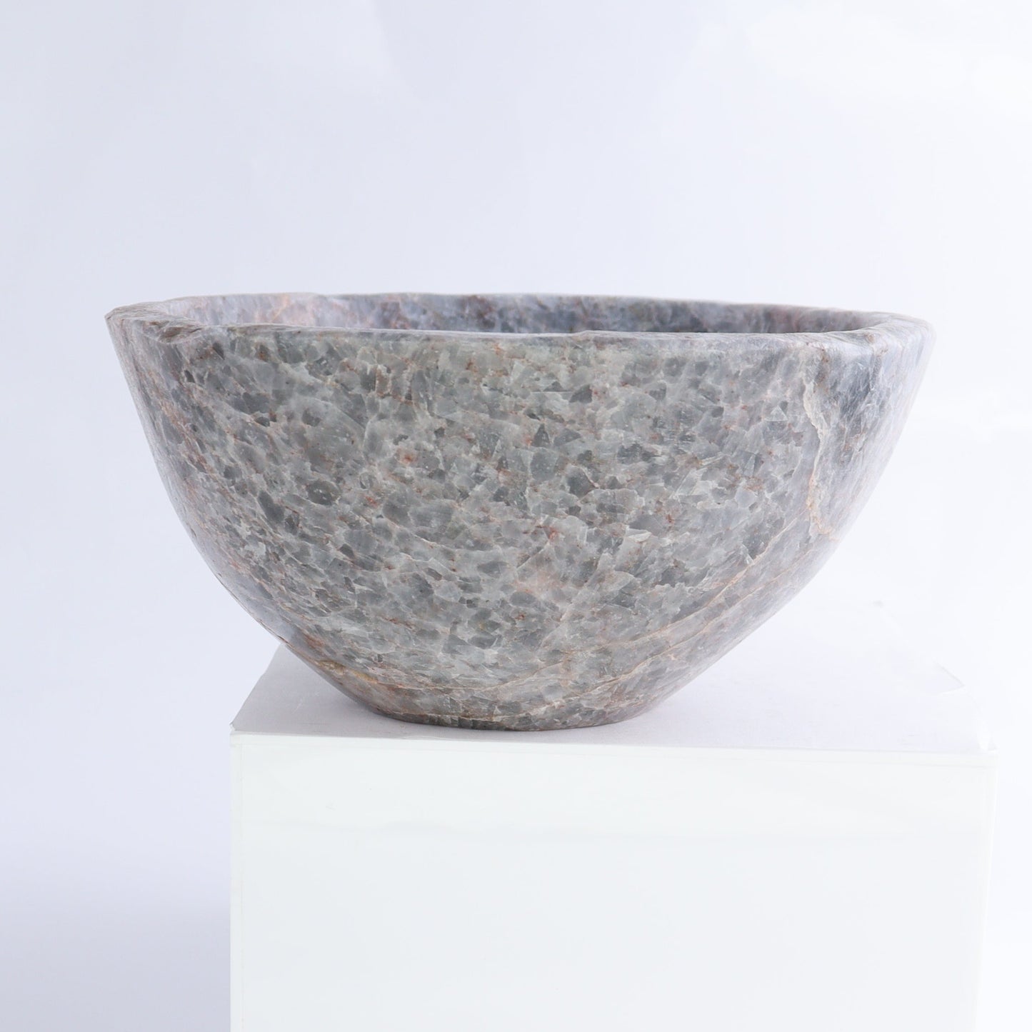 Blue Calcite Bowl 10" | Mi Esperanza Minerals | Supplier of Crystals and Onyx