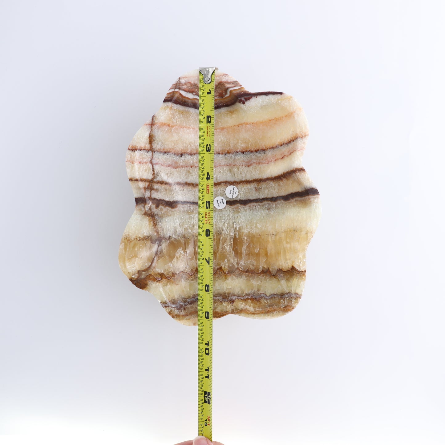 One Medium Bowl Mexican Onyx/Calcite Mix Amber | Mi Esperanza Minerals | Supplier of Crystals and Onyx