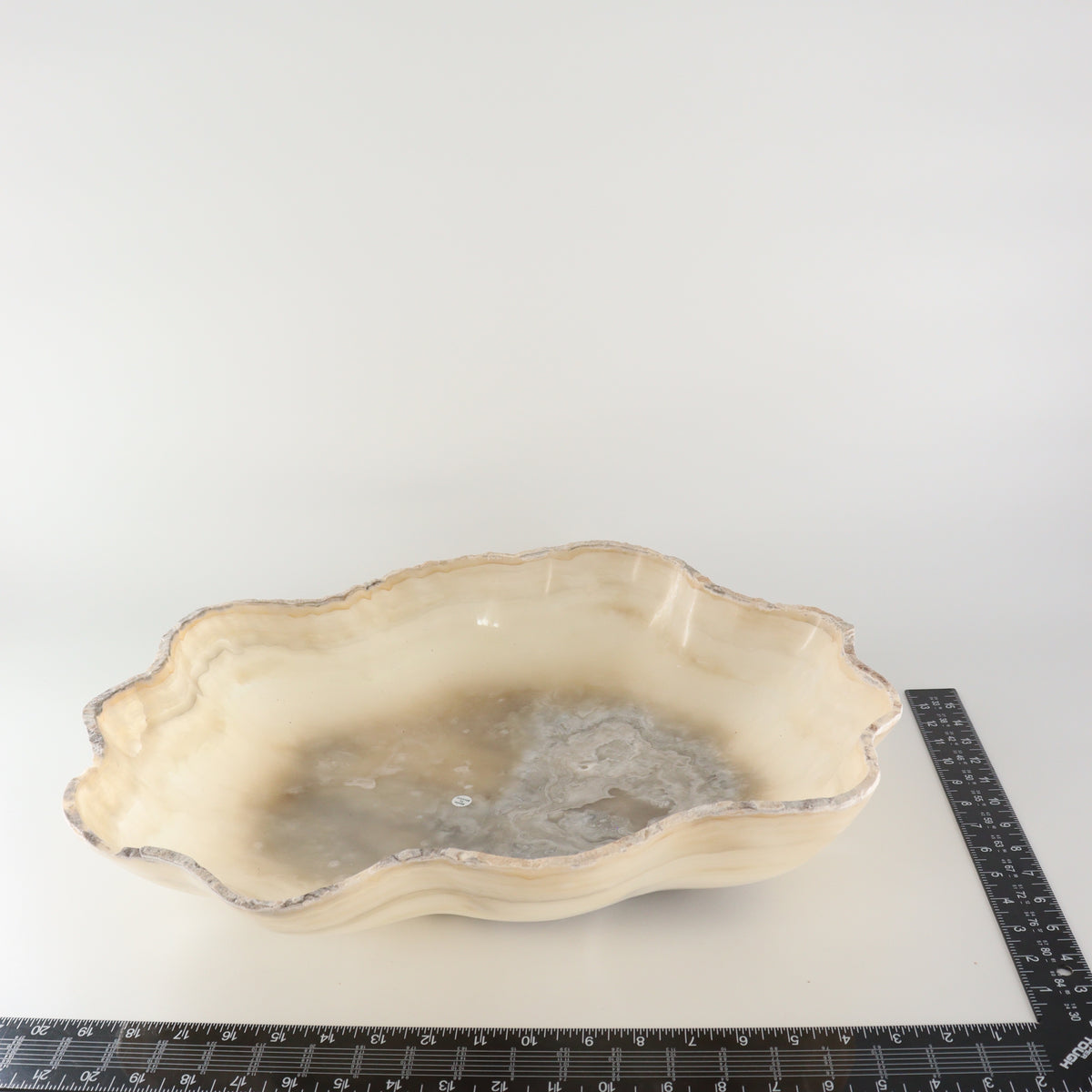 Mexican Onyx/Calcite Bowl 19’’ - wholesale crystals