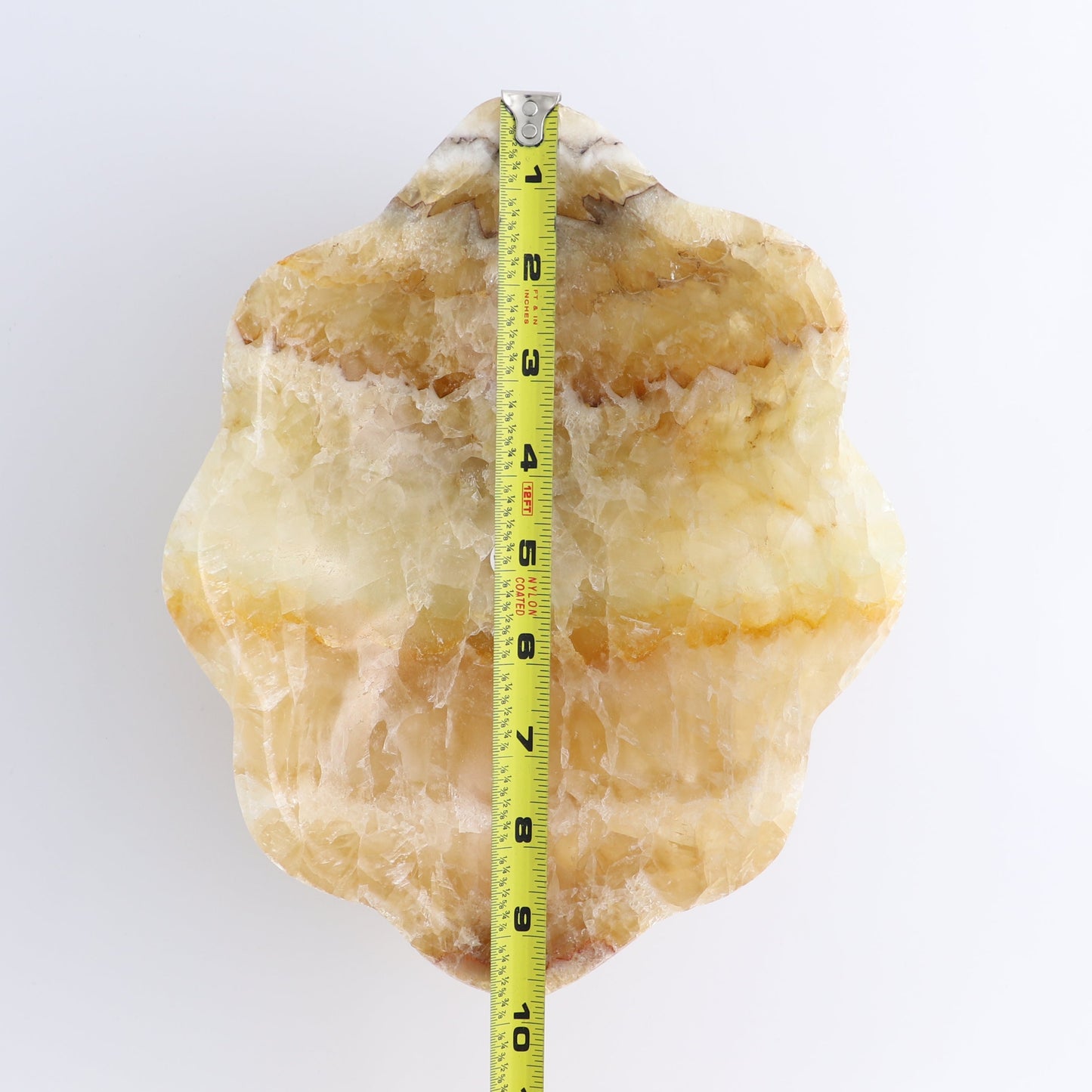 One Bowl Mexican Onyx/Calcite Honey | Mi Esperanza Minerals | Supplier of Crystals and Onyx