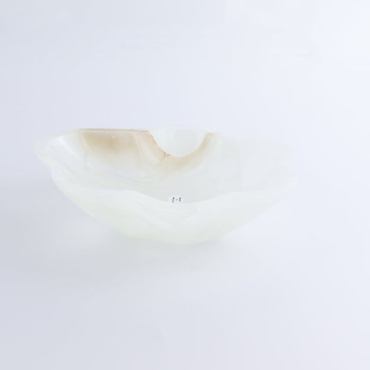 One Small Bowl Mexican Onyx/Calcite White | Mi Esperanza Minerals | Supplier of Crystals and Onyx