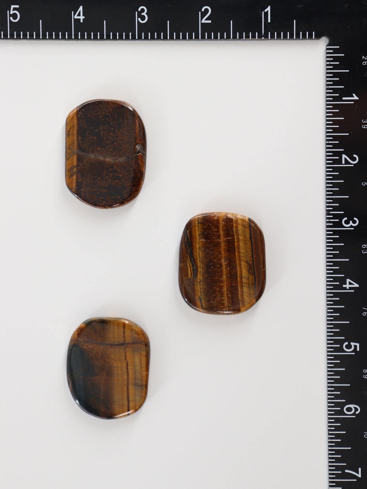 20pc Yellow Tiger Eye Smooth Stones - wholesale crystals