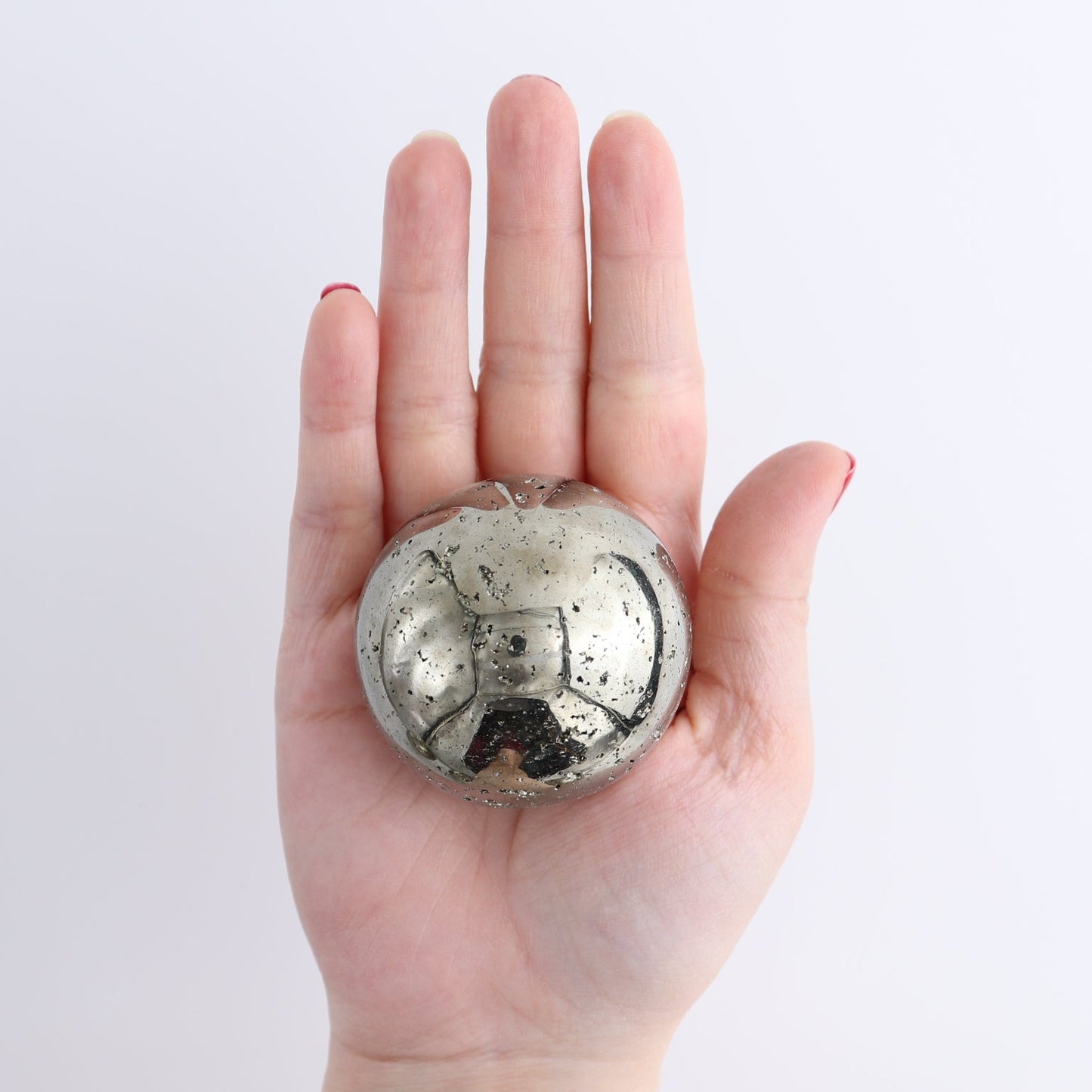 Pyrite Spheres Set of 4
