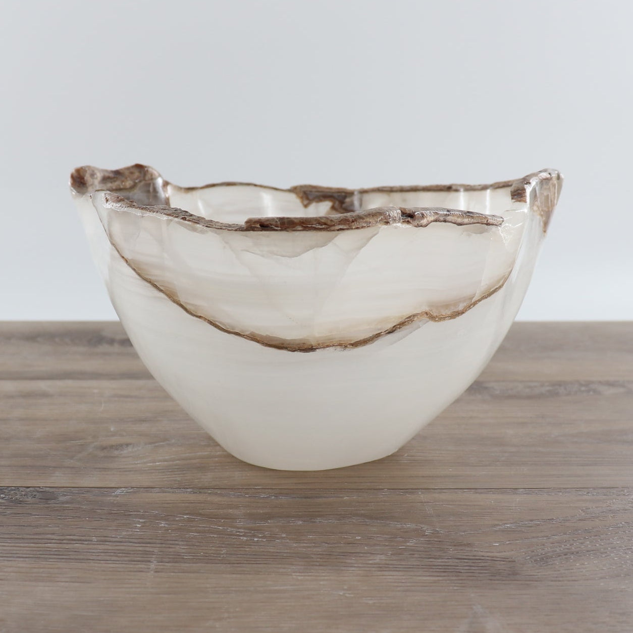 Mexican Onyx/Calcite Bowl 12"