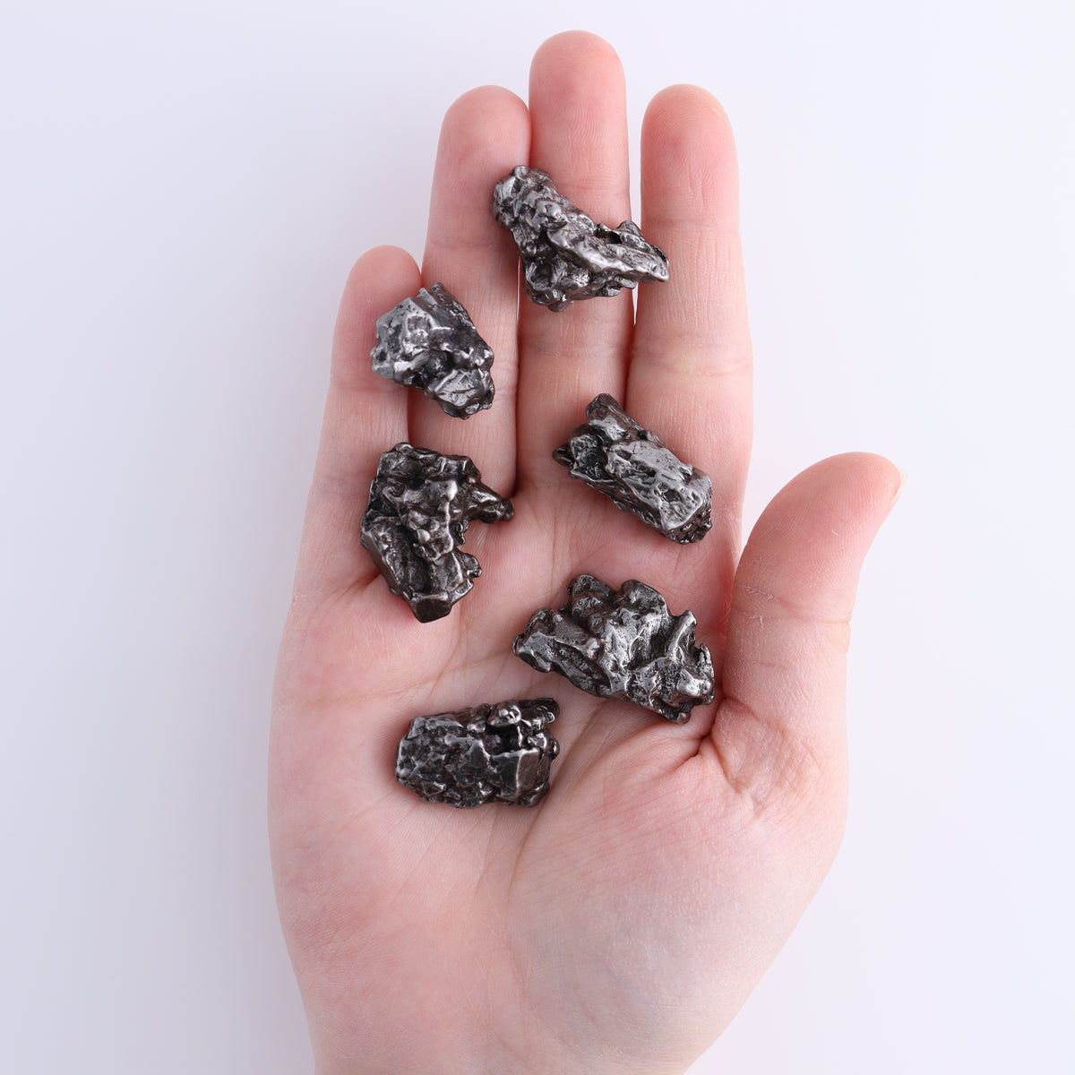 Campos del Cielo Meteorites Set of 6 | Mi Esperanza Minerals | Supplier of Crystals and Onyx
