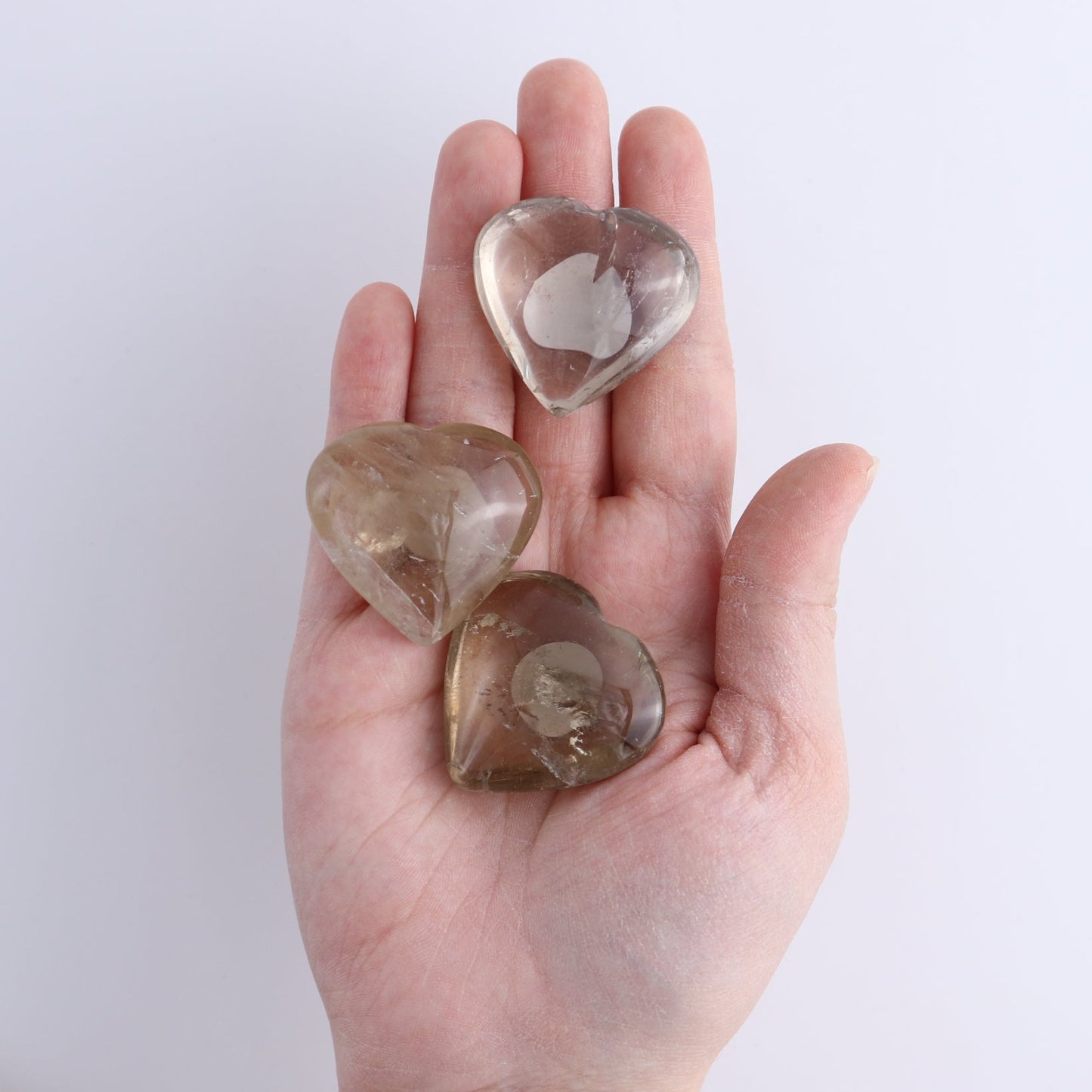 One Smoky Quartz Heart