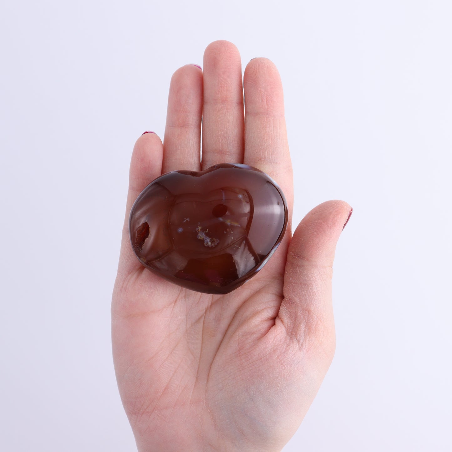 Carnelian Hearts Set of 8 | Mi Esperanza Minerals | Supplier of Crystals and Onyx