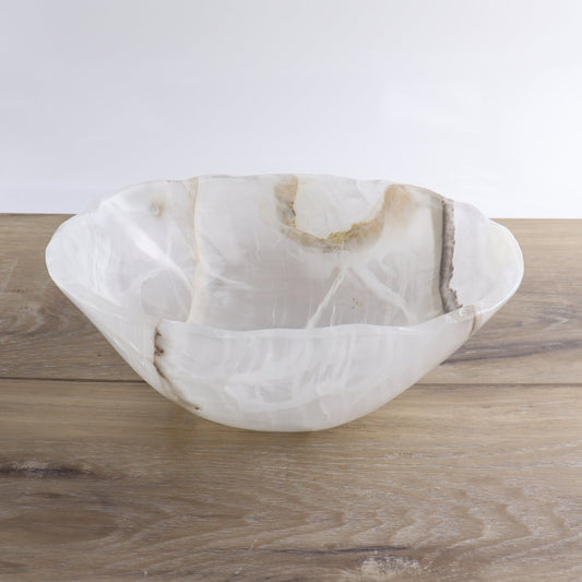 Mexican Onyx/Calcite Bowl 10"