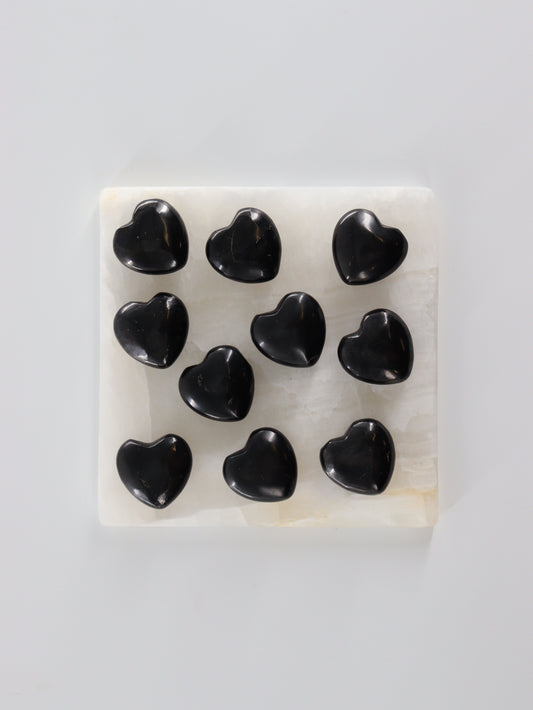 Shungite Hearts - wholesale crystals