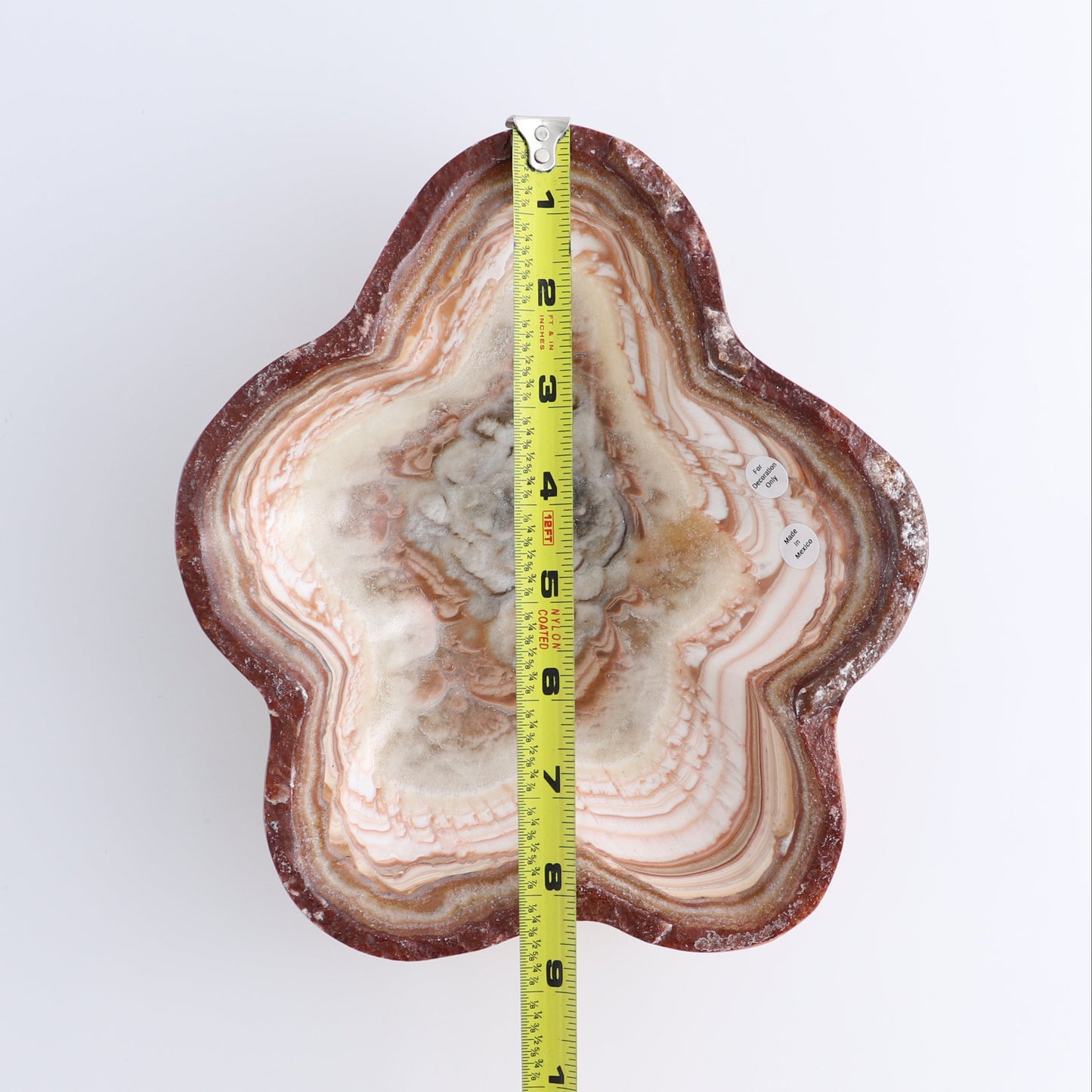 One Bowl Mexican Onyx/Calcite Red & Pink Mix | Mi Esperanza Minerals | Supplier of Crystals and Onyx