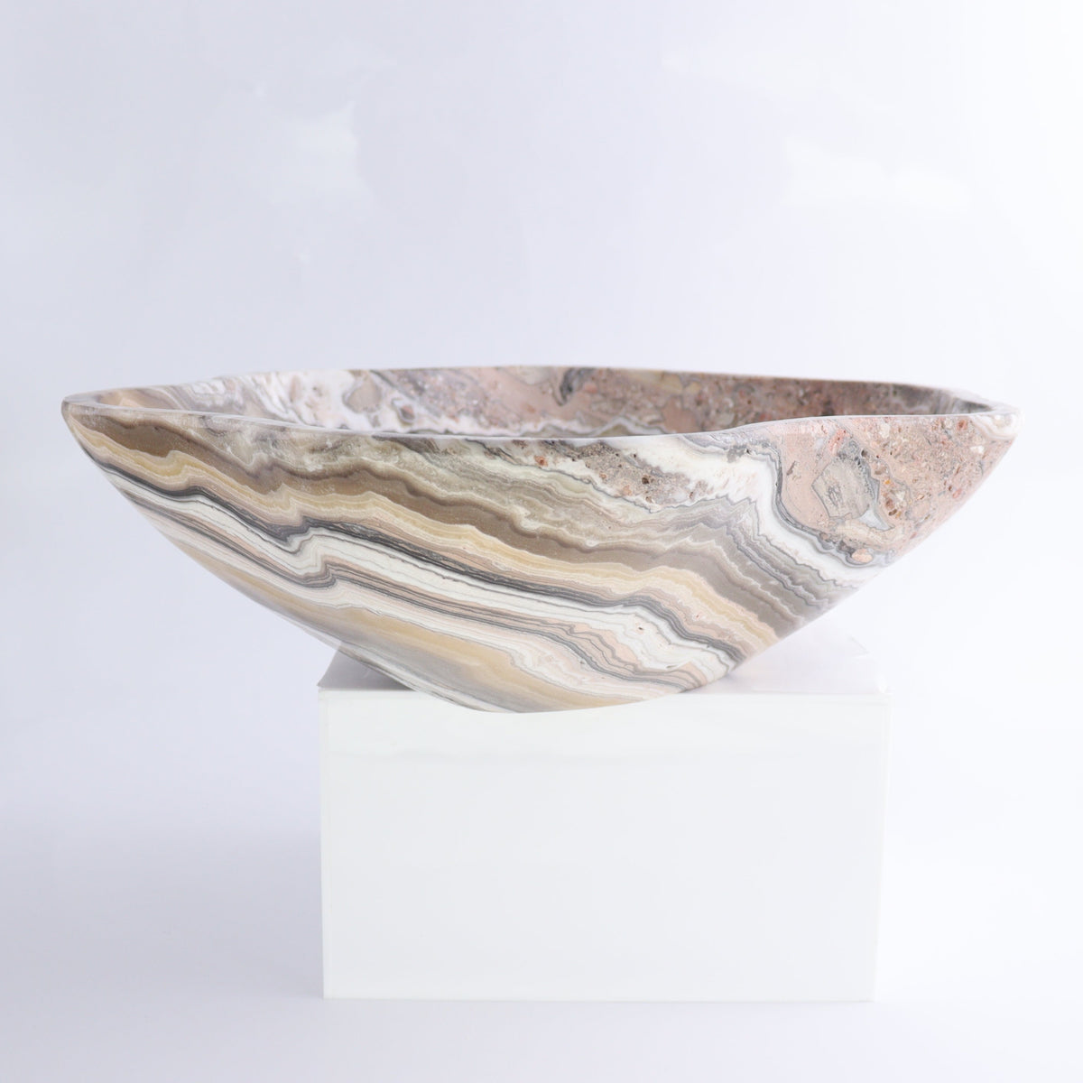 Mexican Onyx/Calcite Bowl | Mi Esperanza Minerals | Supplier of Crystals and Onyx
