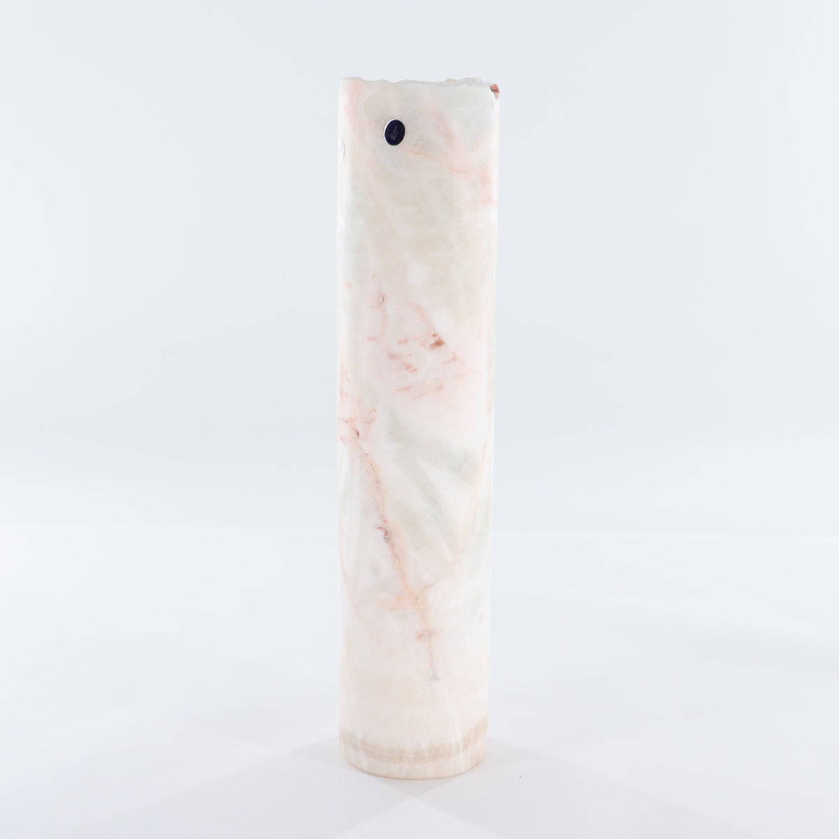 One White & Blue Onyx Lamp Blind | Mi Esperanza Minerals | Supplier of Crystals and Onyx