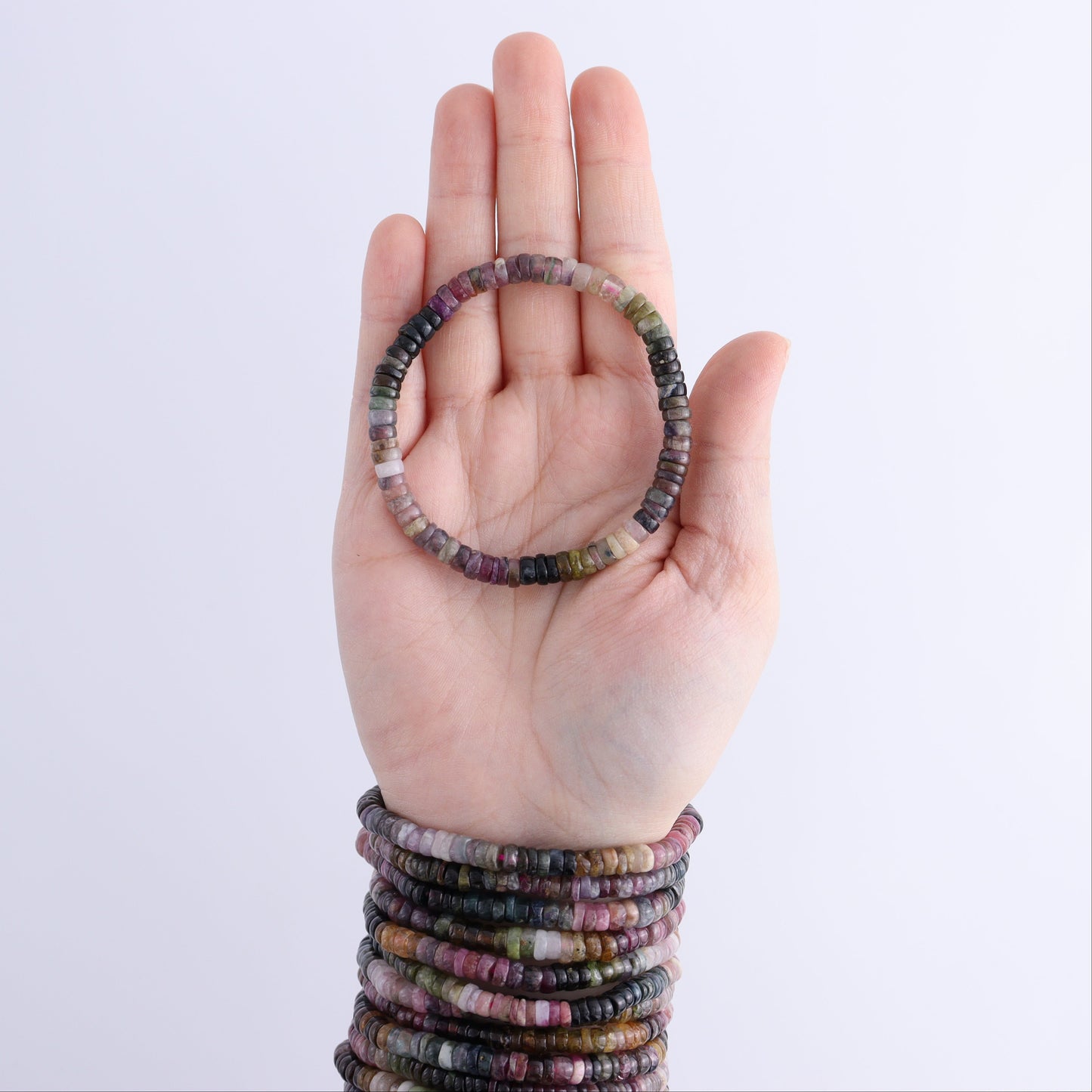 One Tourmaline Mix Bracelet | Mi Esperanza Minerals | Supplier of Crystals and Onyx