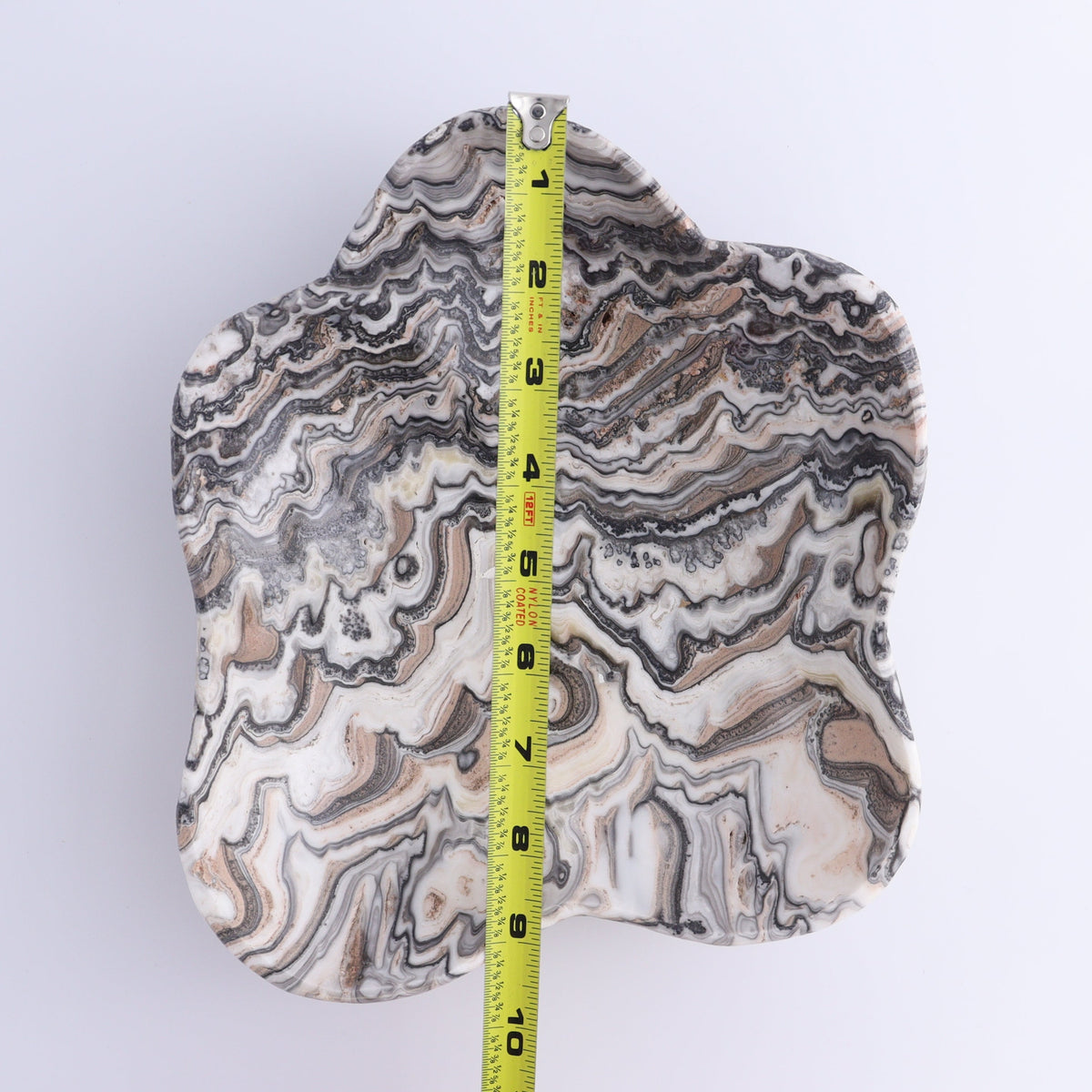 One Large Bowl Mexican Onyx/Calcite Black/White Zebra | Mi Esperanza Minerals | Supplier of Crystals and Onyx